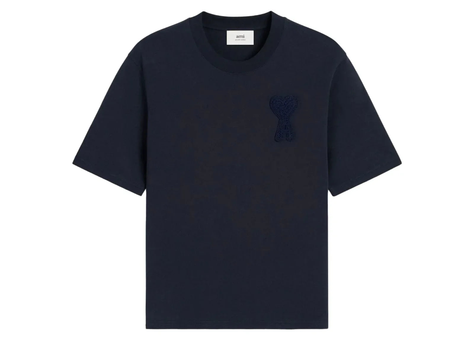 Ami Paris Patch T-Shirt Navy Blue - Mind Türkiye