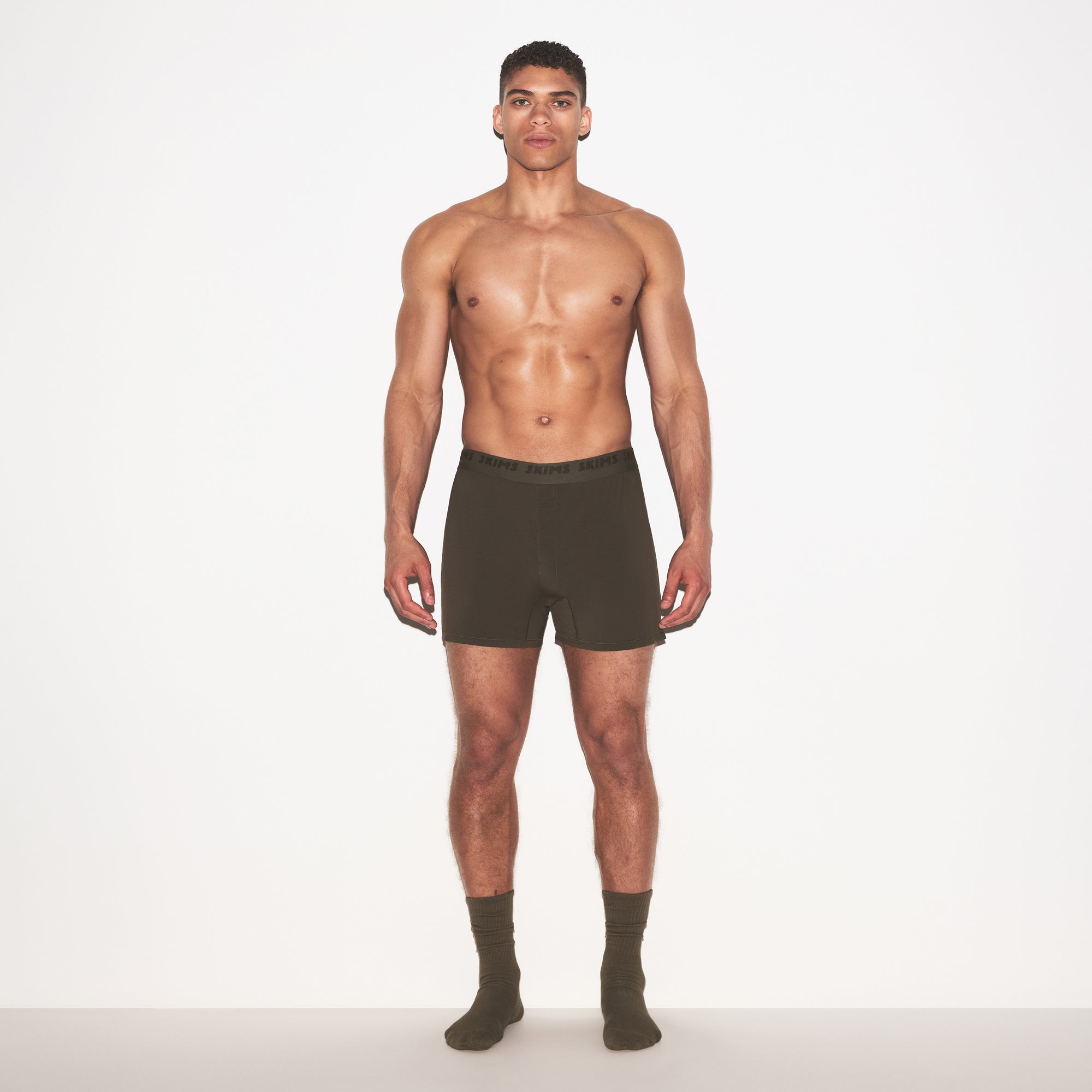 SKIMS STRETCH MENS KNIT BOXER | LODEN - Mind Türkiye