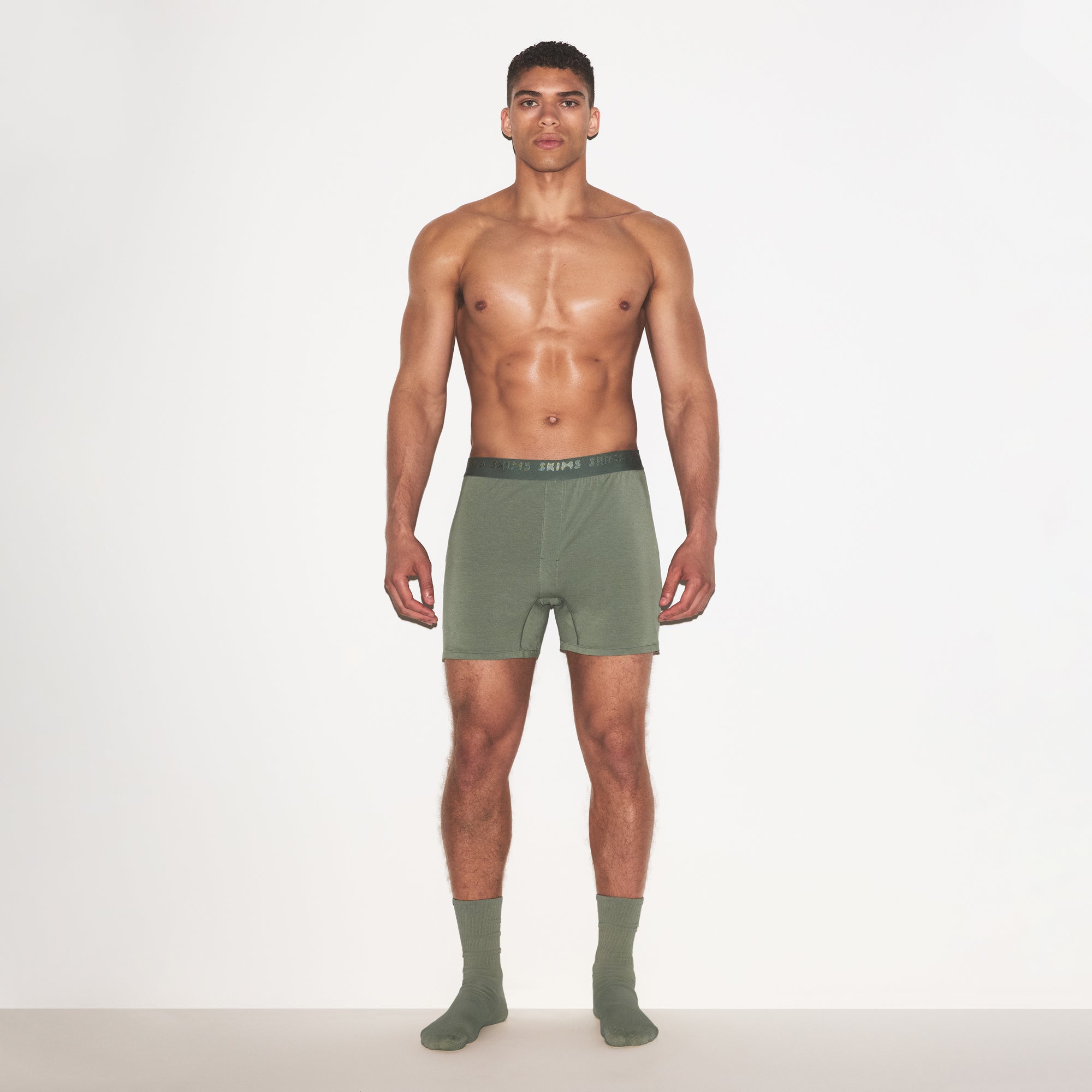 SKIMS STRETCH MENS KNIT BOXER | LAUREL - Mind Türkiye