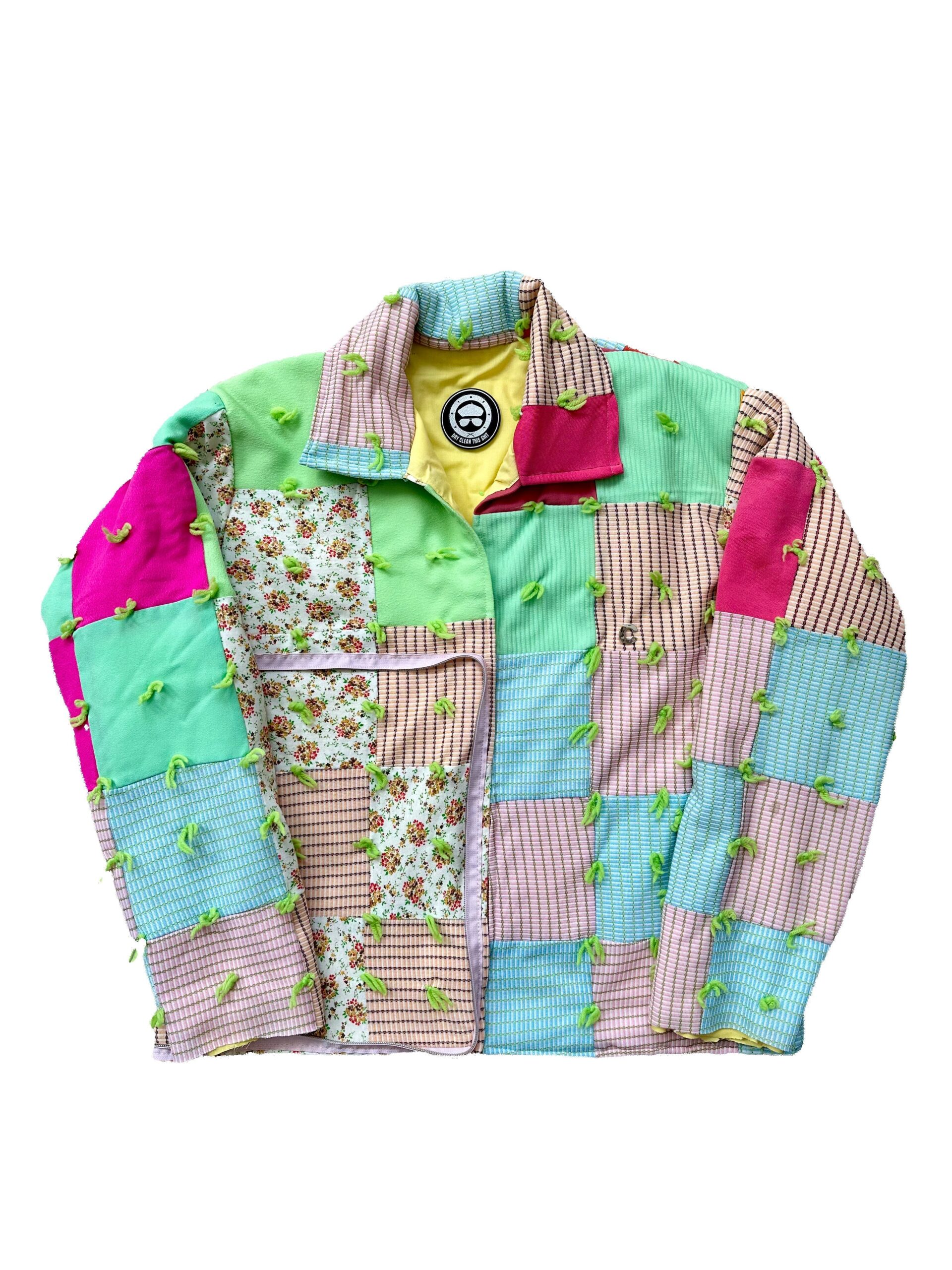 Cointel The Petal Grid Coat N Tote