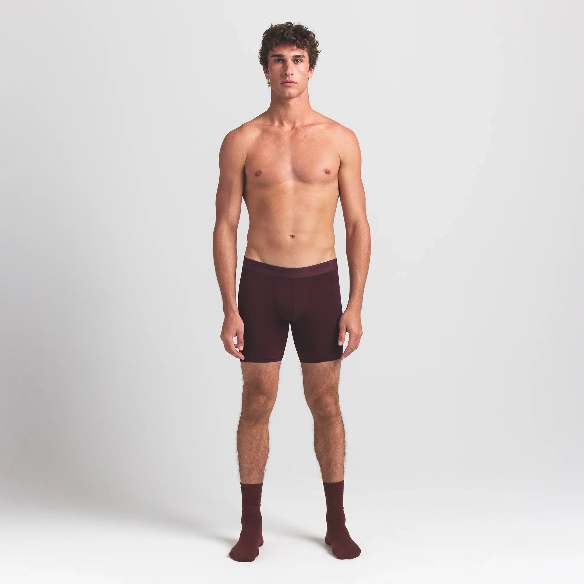 SKIMS STRETCH MENS 5″ BOXER BRIEF | CURRANT - Mind Türkiye