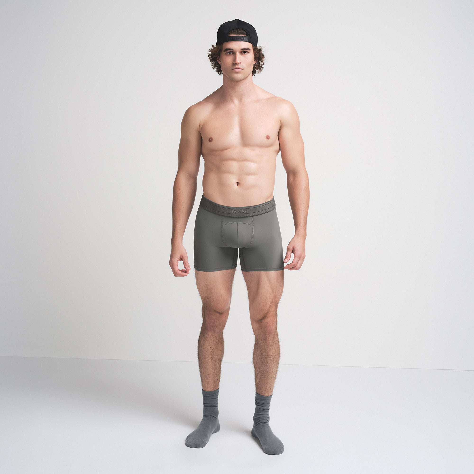 SKIMS FLEX MENS 5″ BOXER BRIEF | GUNMETAL - Mind Türkiye