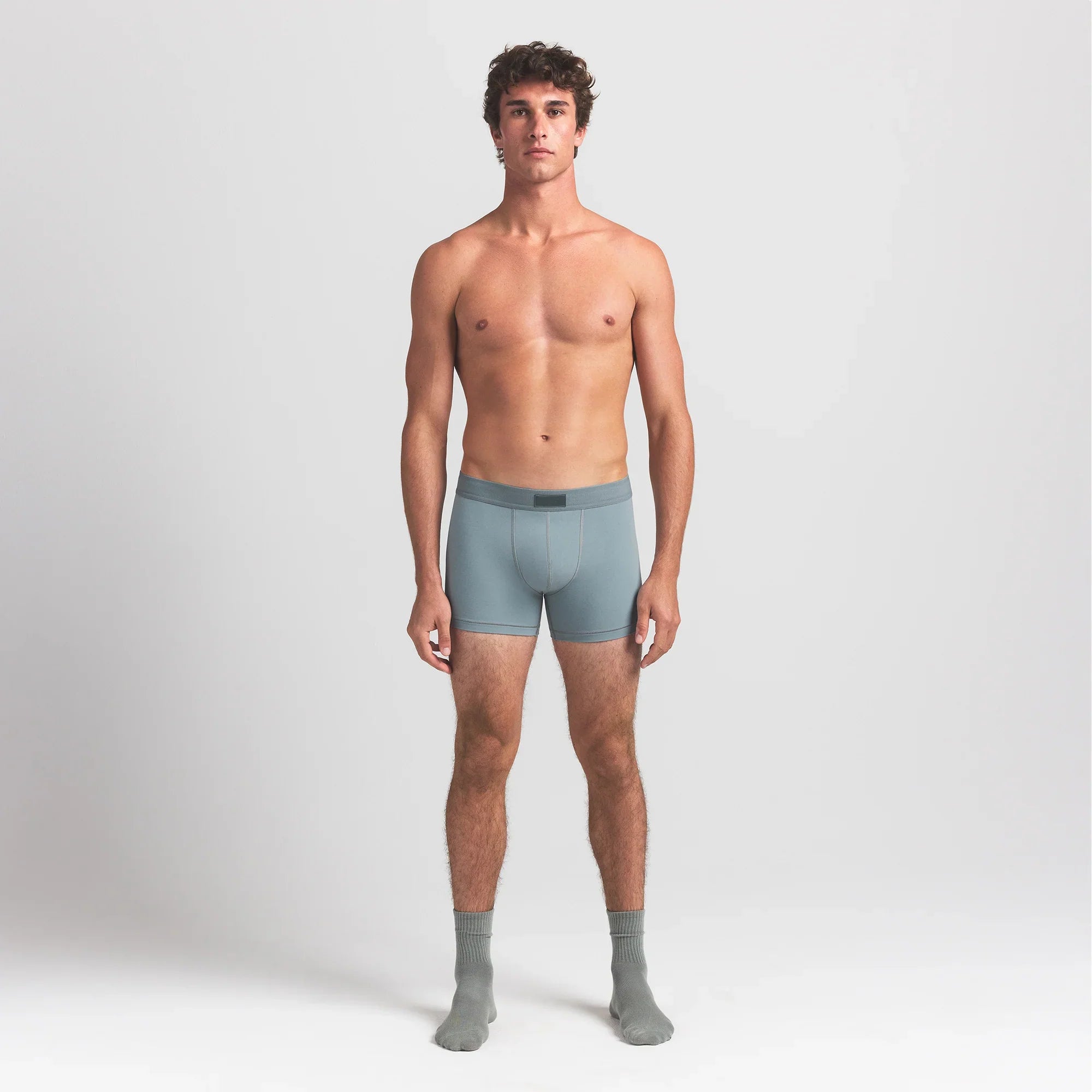 SKIMS COTTON MENS 3″ BOXER BRIEF 5-PACK | VERDANT SKY MULTI - Mind Türkiye