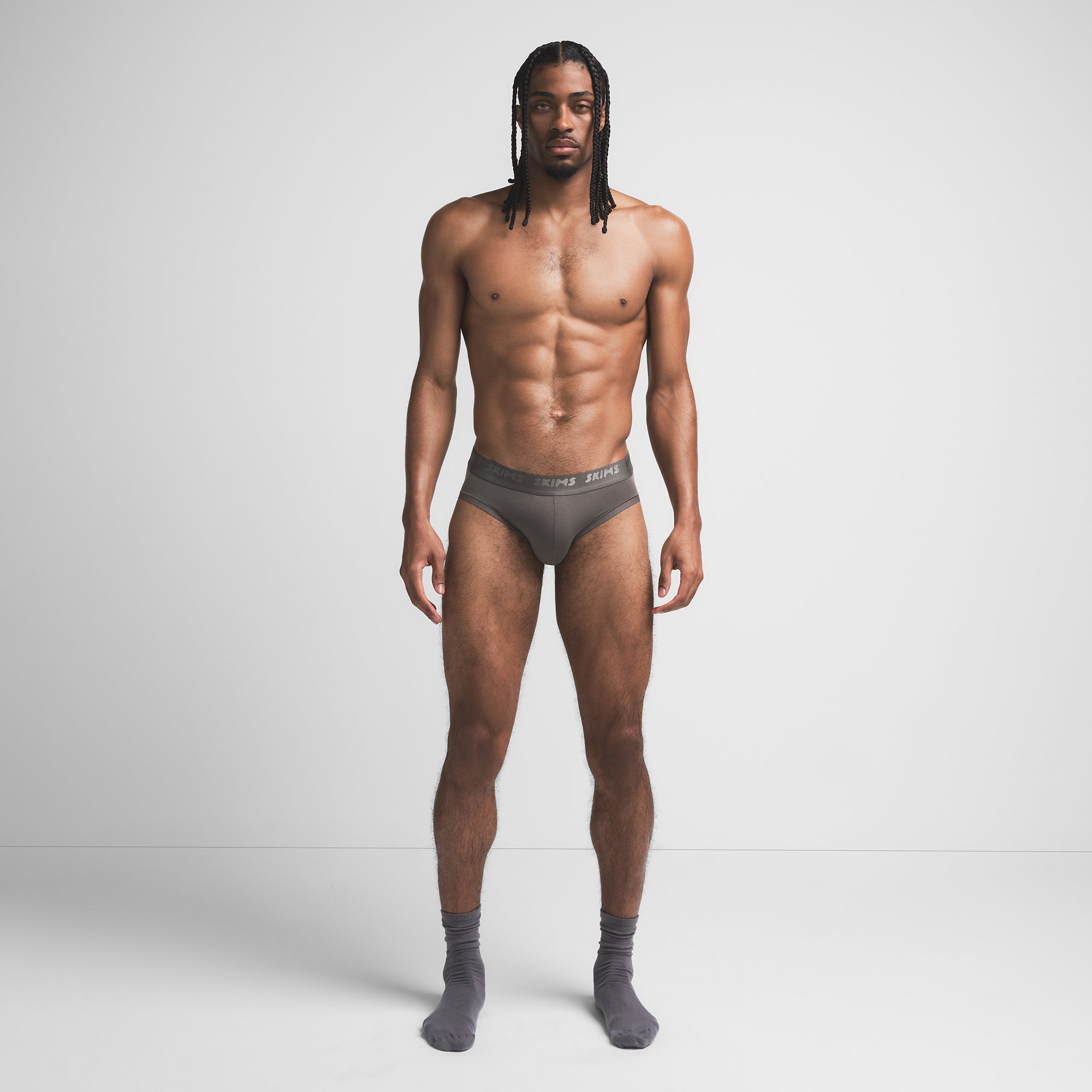 SKIMS STRETCH MENS BRIEF | GUNMETAL - Mind Türkiye