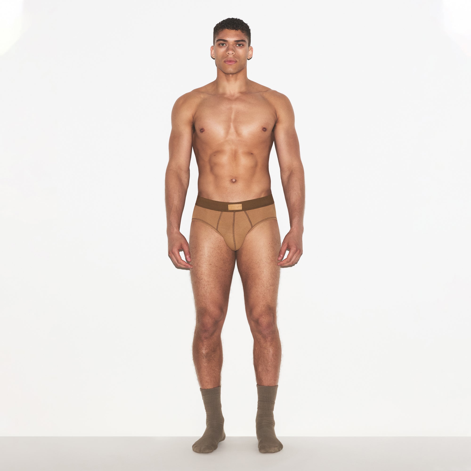 SKIMS COTTON MENS BRIEF | RUSSET - Mind Türkiye