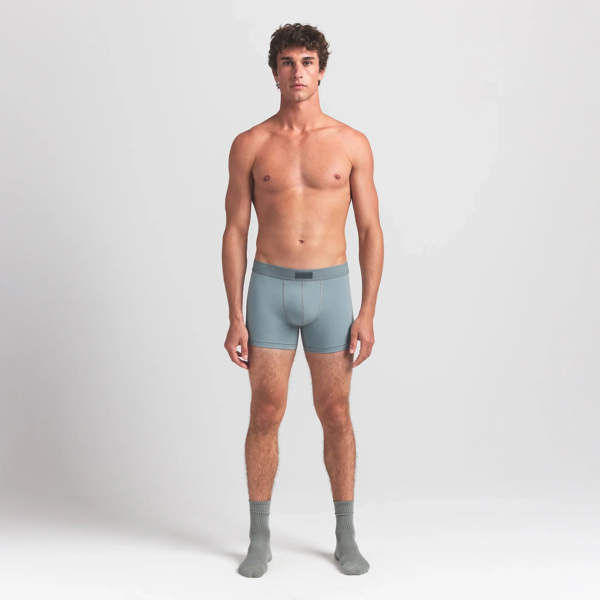 SKIMS COTTON MENS 3″ BOXER BRIEF | SKY - Mind Türkiye
