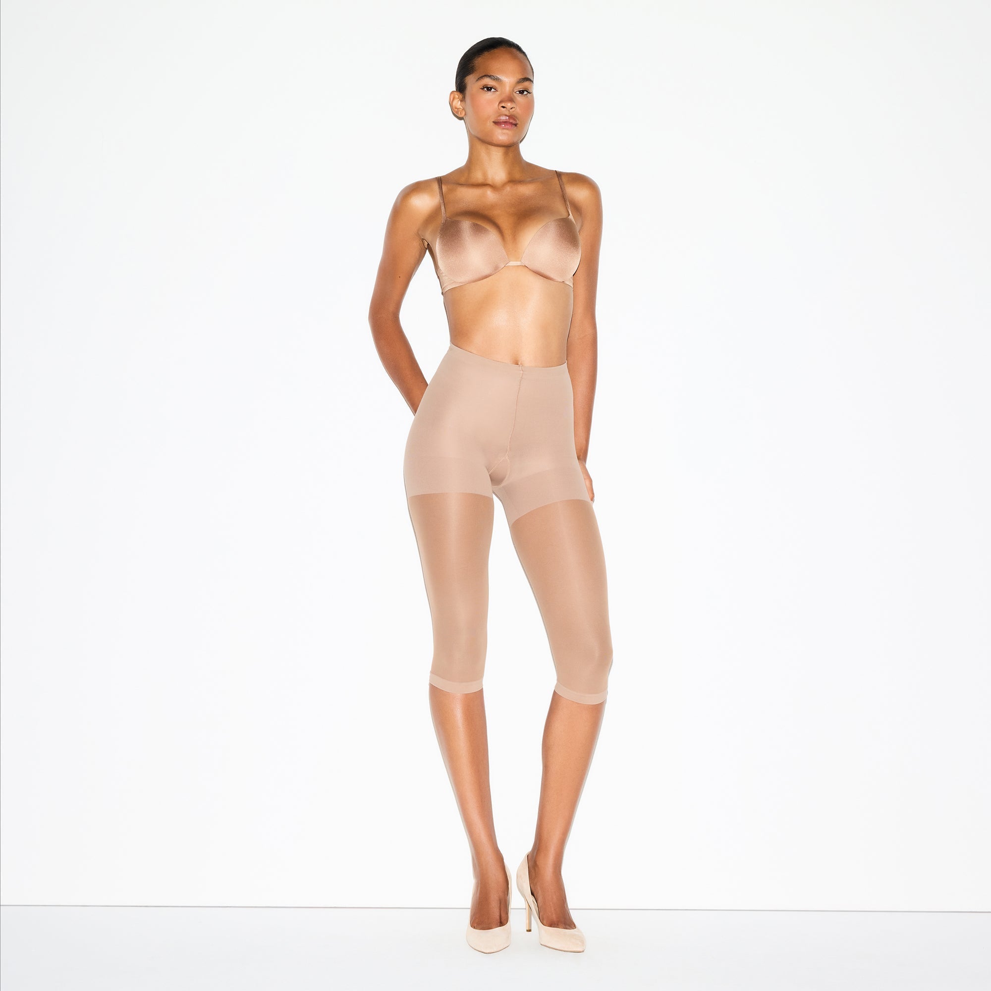 SKIMS HOSIERY SHAPING CAPRI TIGHTS | SIENNA - Mind Türkiye