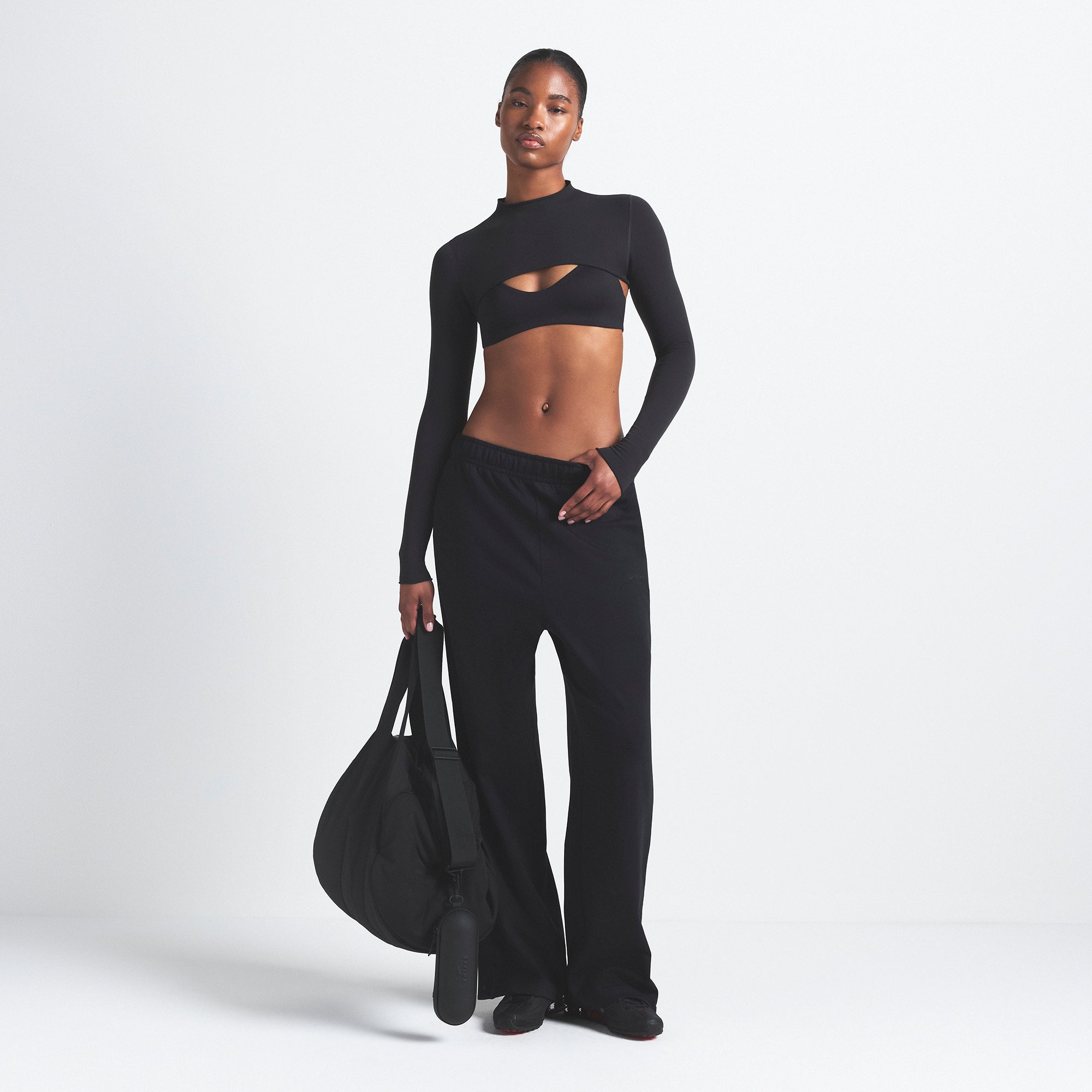 NikeSKIMS MATTE TRICOT SIDE SNAPS PANT | OBSIDIAN - Mind Türkiye