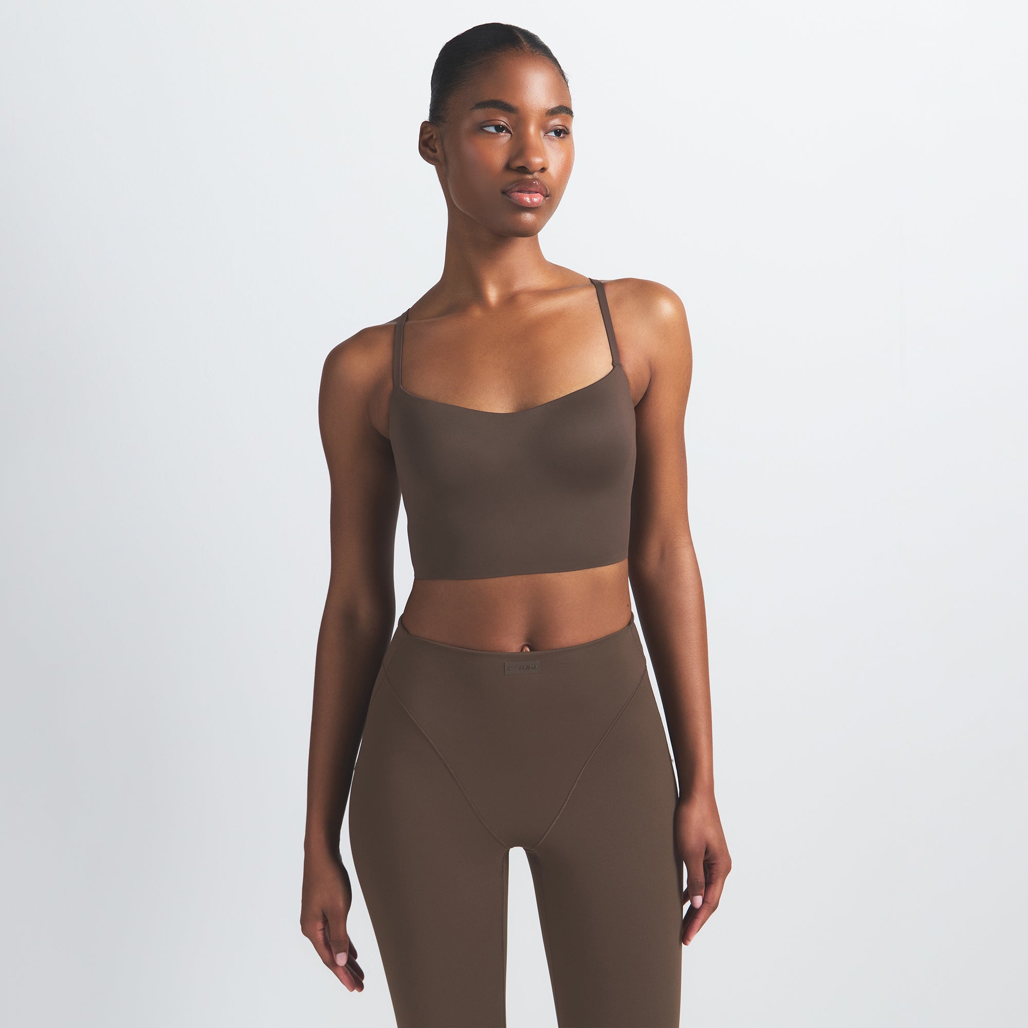 NikeSKIMS MATTE CAMI BRA TOP | DARK SEPIA - Mind Türkiye