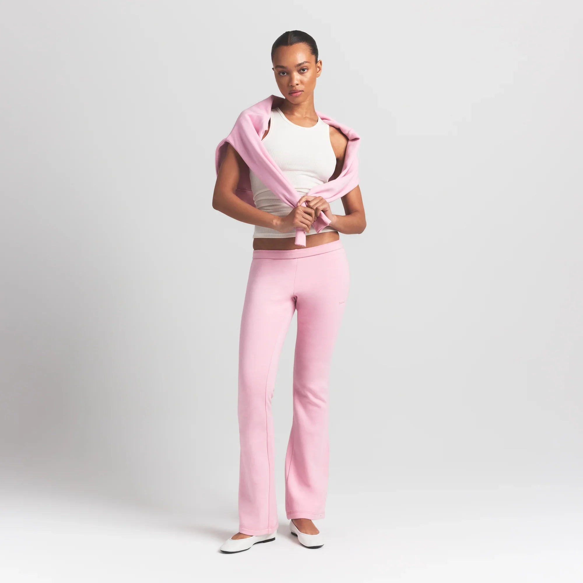 SKIMS COTTON FLEECE SLIM PANT | HALITE - Mind Türkiye