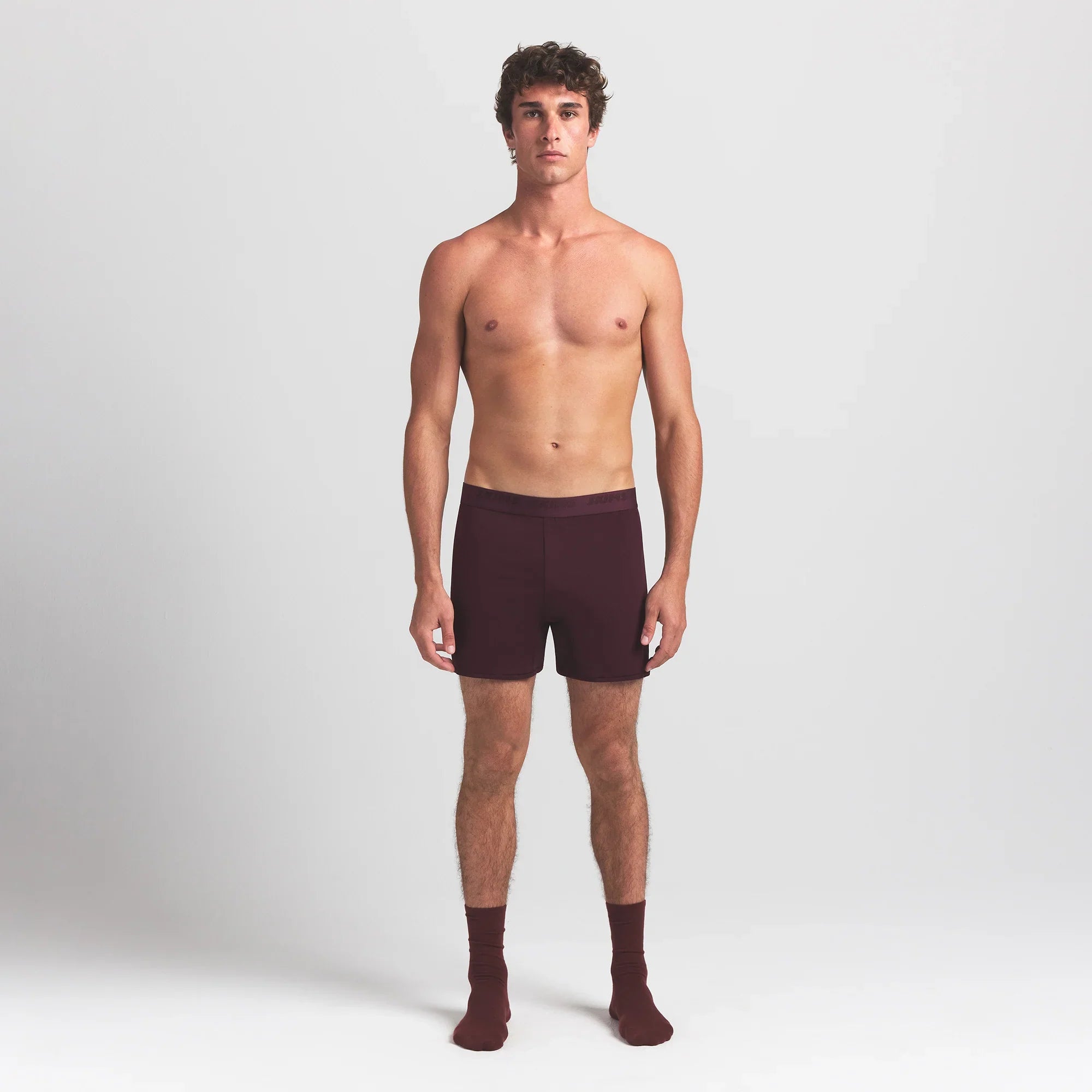 SKIMS STRETCH MENS KNIT BOXER | CURRANT - Mind Türkiye
