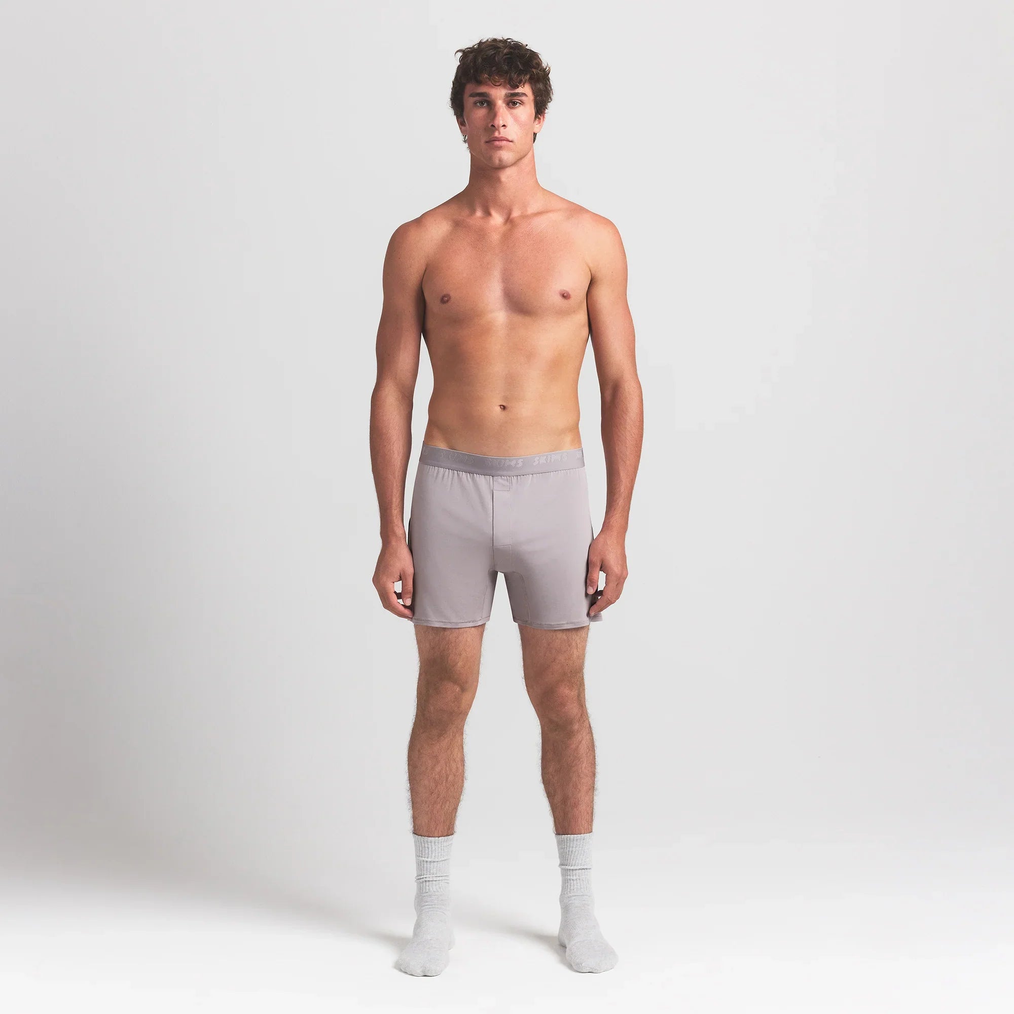 SKIMS STRETCH MENS KNIT BOXER | OYSTER - Mind Türkiye
