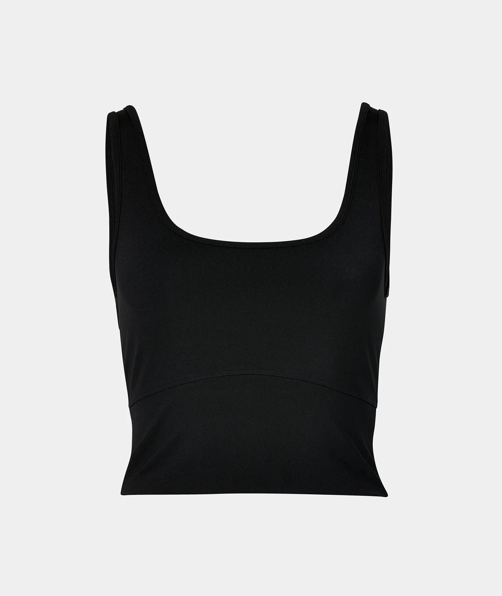 VEHLA CROPPED TANK – BLACK – Crop Atlet - Mind Türkiye