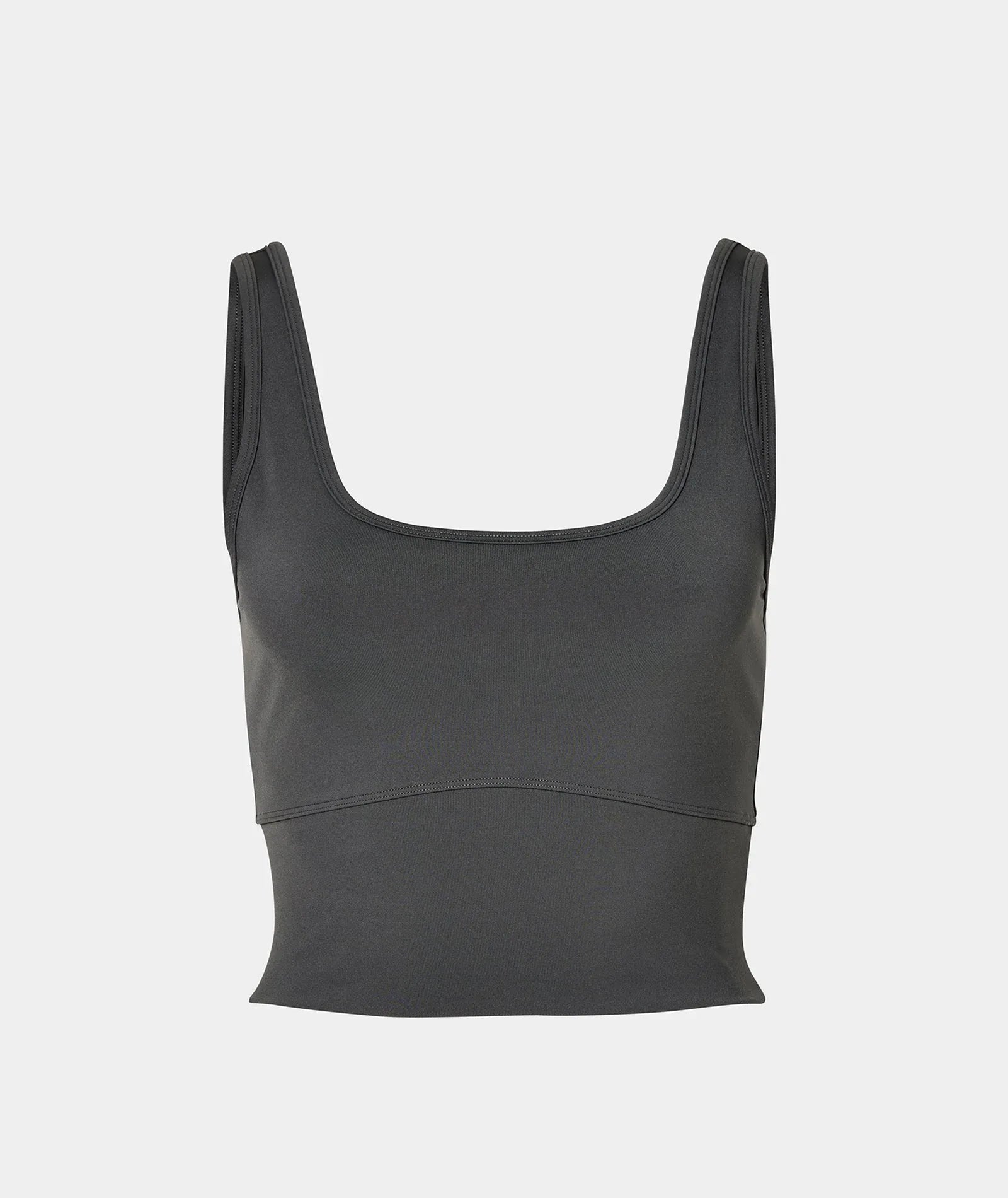 VEHLA CROPPED TANK – SMOKE – Crop Atlet - Mind Türkiye