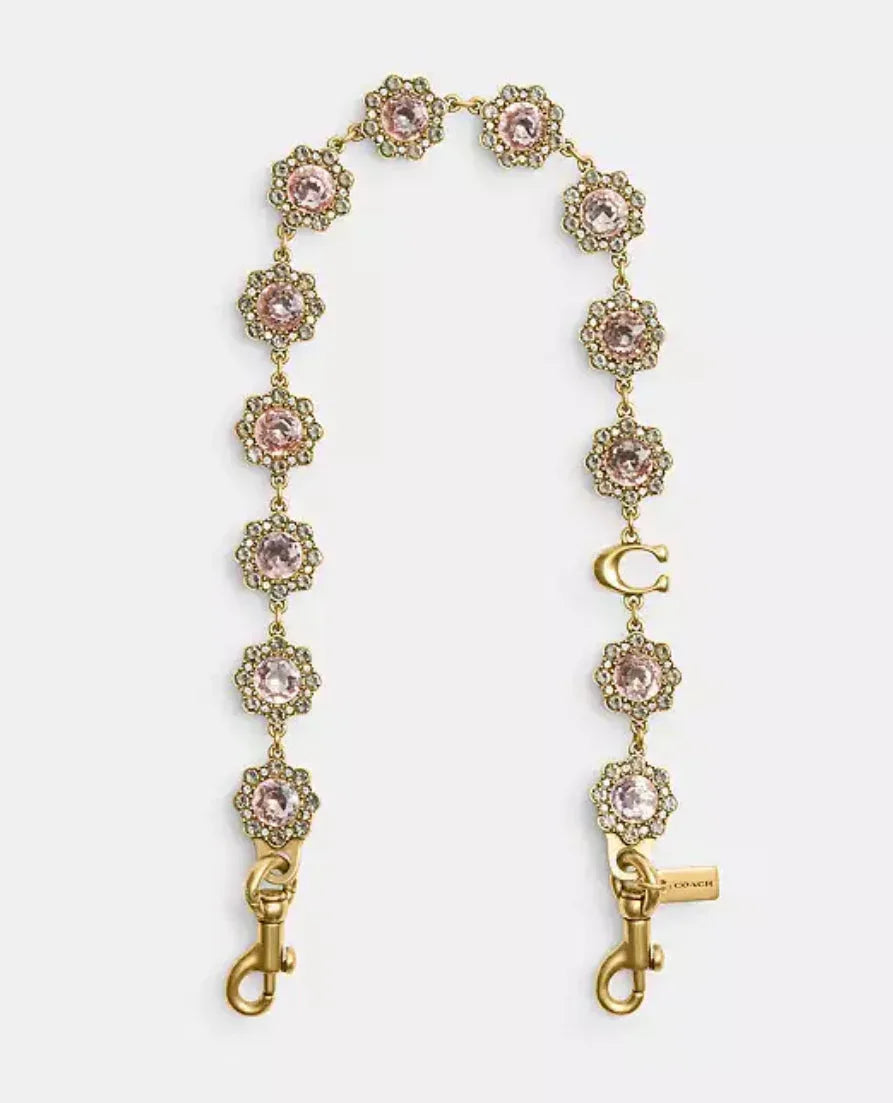 Coach Short Jewelry Chain Strap Brass/Yellow Multi - Mind Türkiye