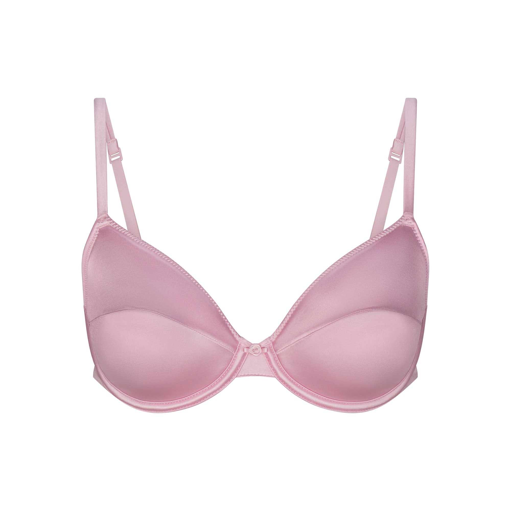 SKIMS STRETCH SATIN VINTAGE DEMI BRA | HALITE