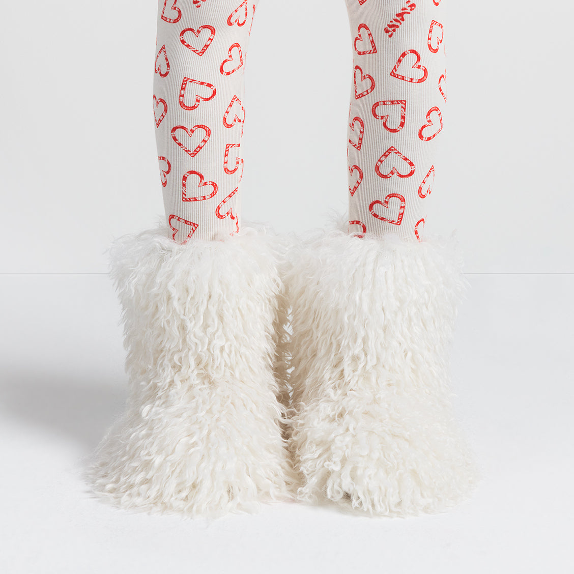 SKIMS FAUX FUR SHAGGY BOOT | MARBLE - Mind Türkiye