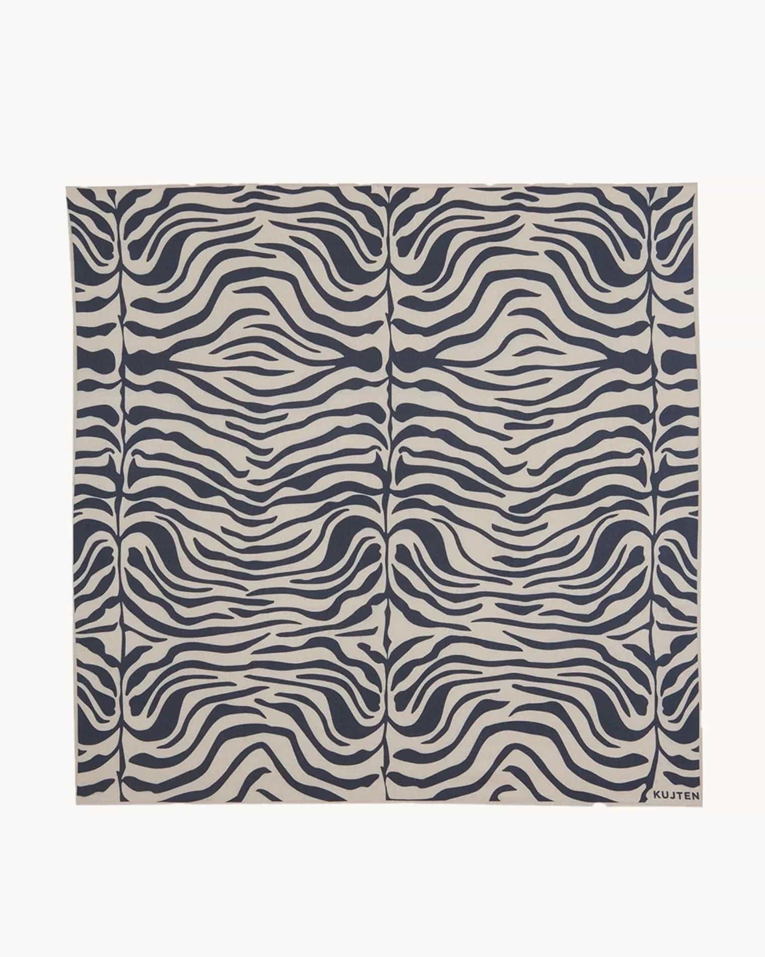 KUJTEN Large Bandana Helia Zebra Organic Beige – Bandana - Mind Türkiye