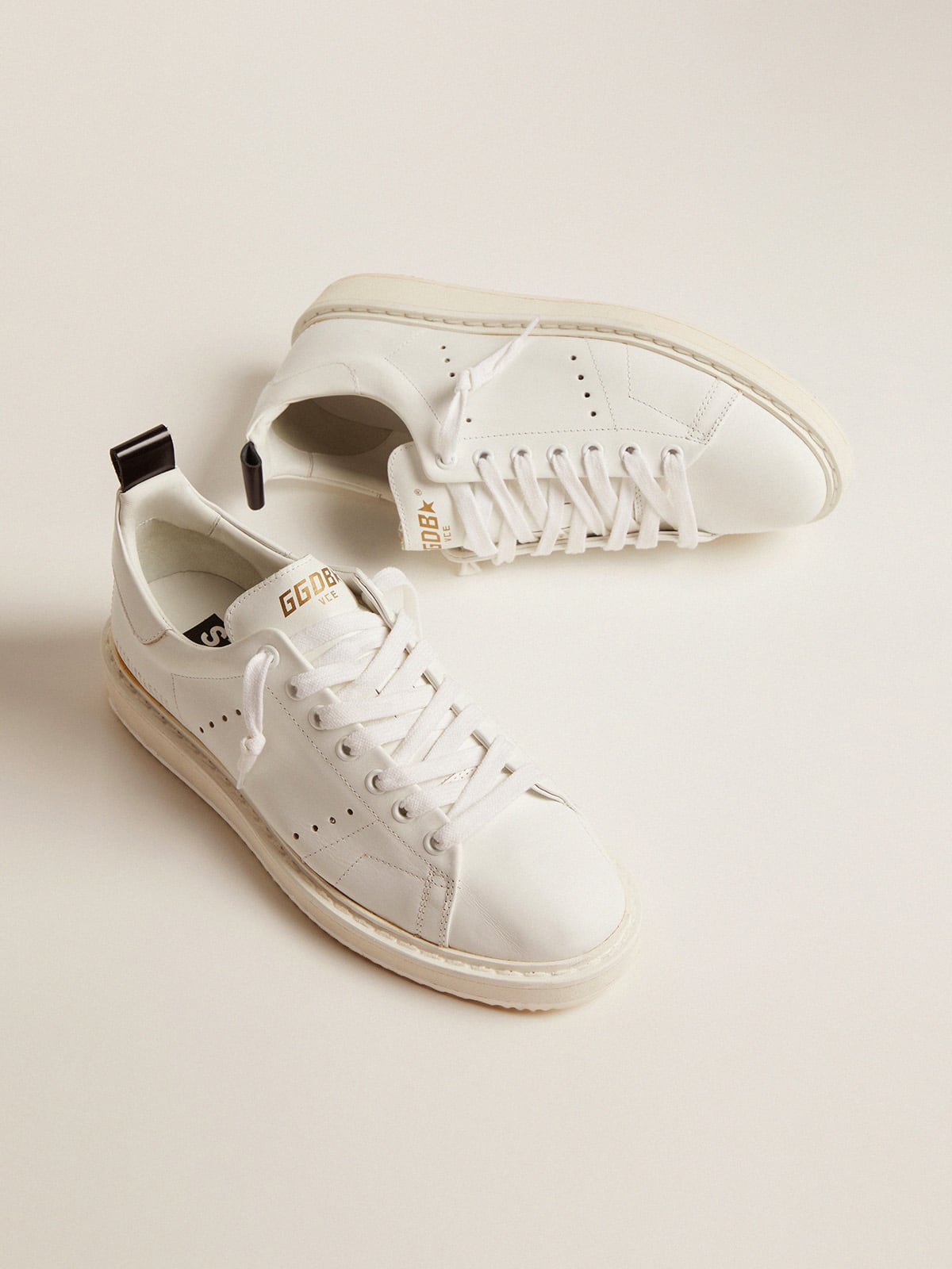 Golden Goose Men’s Starter In Leather With Star On The Heel Tab - Mind Türkiye