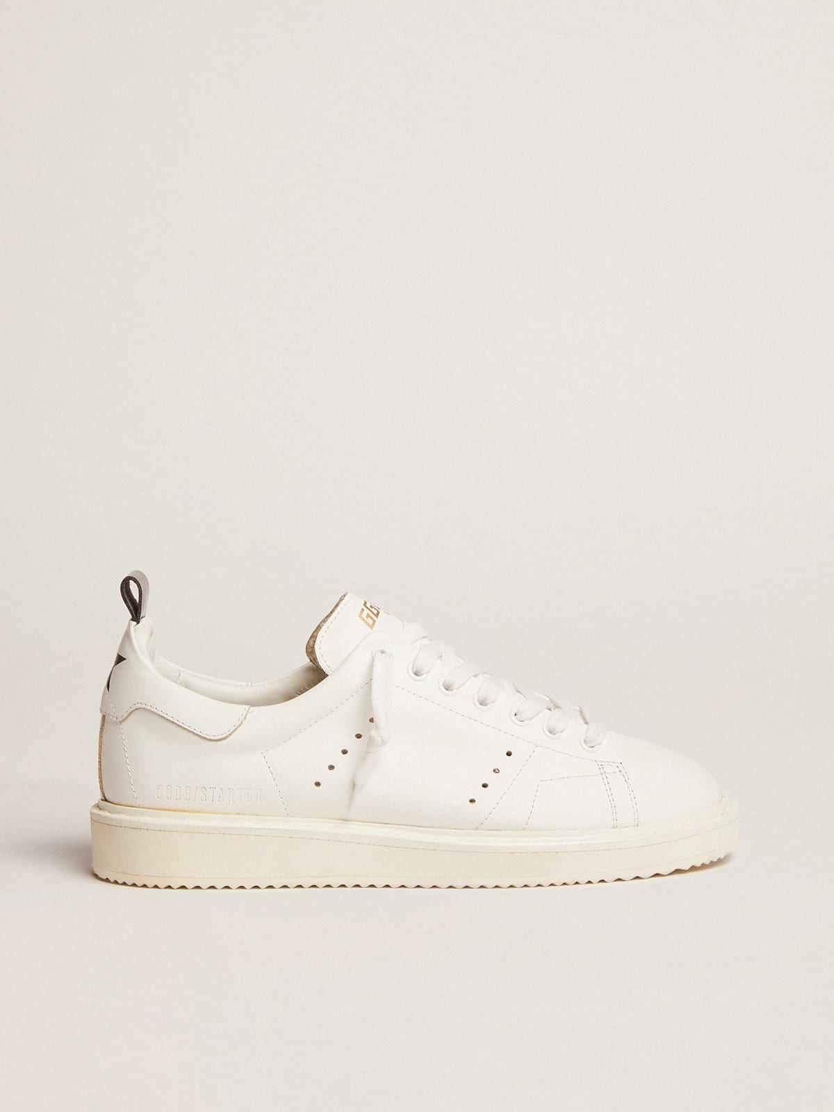 Golden Goose Men’s Starter In Leather With Star On The Heel Tab - Mind Türkiye