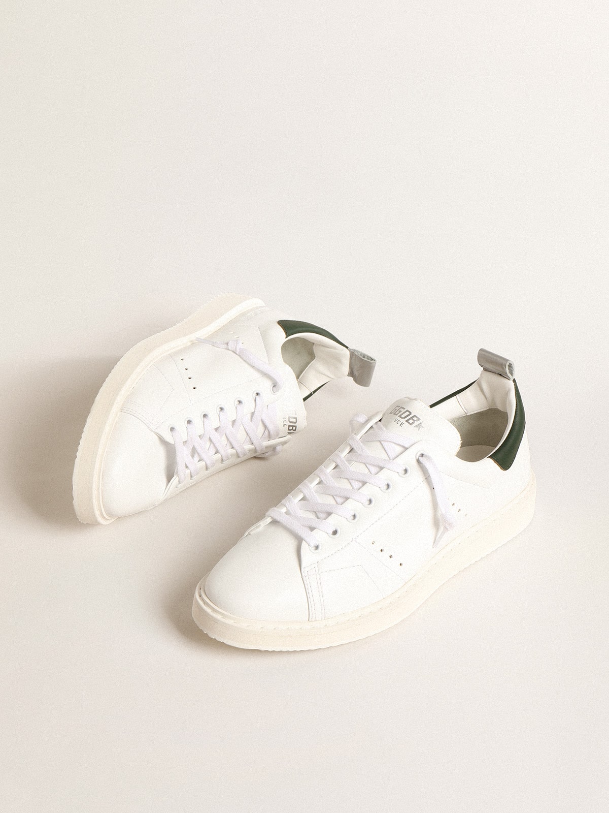 Golden Goose Bio-Based Starter With Green Leather Heel Tab - Mind Türkiye