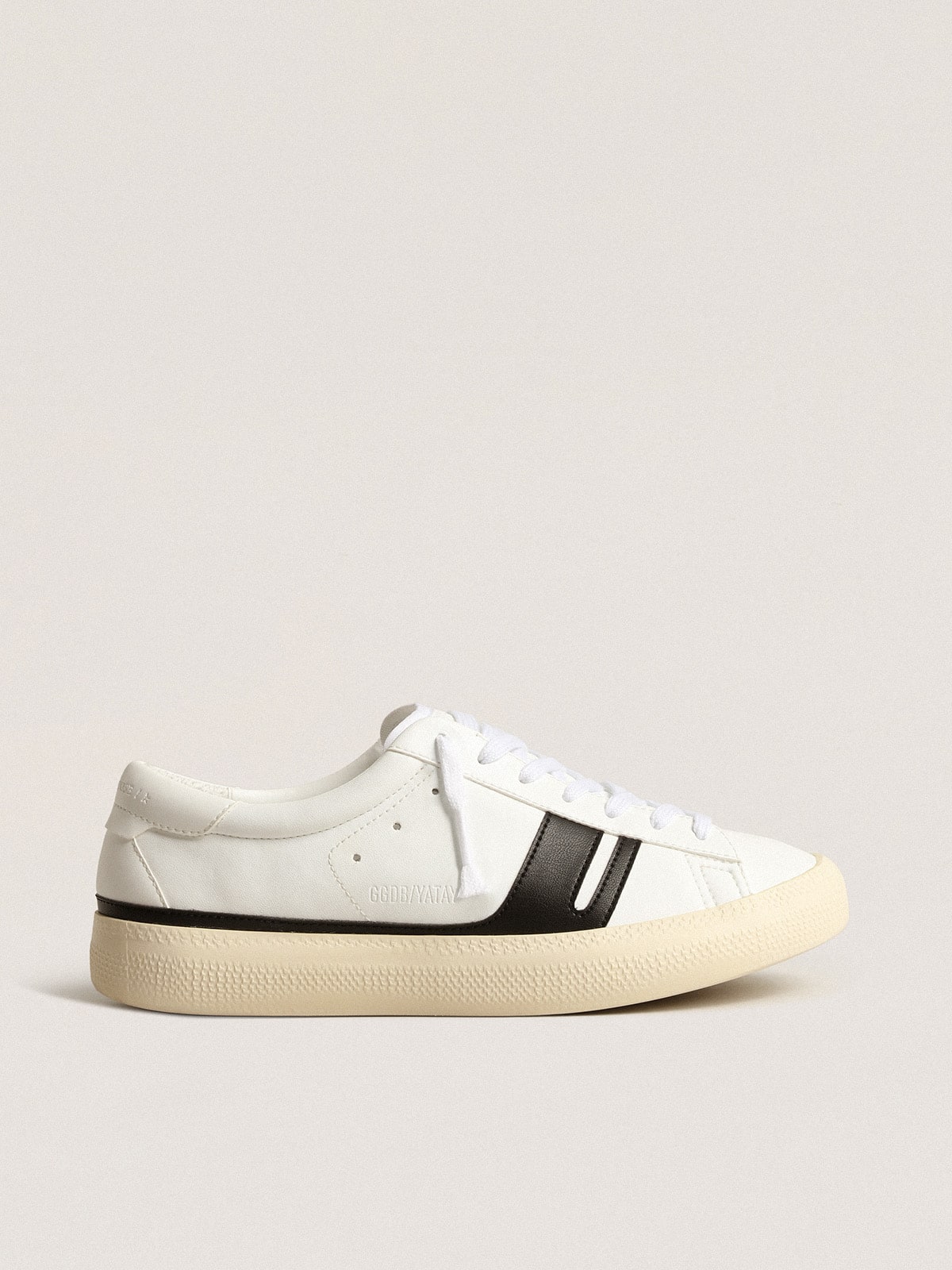 Golden Goose Yatay Model 1B Sustainable Sneakers With White Bio-Based Upper And Black Y - Mind Türkiye