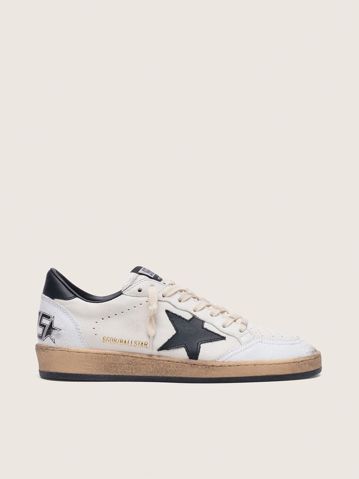 Golden Goose Women’s Ball Star In Nappa With Black Star And Black Heel Tab - Mind Türkiye