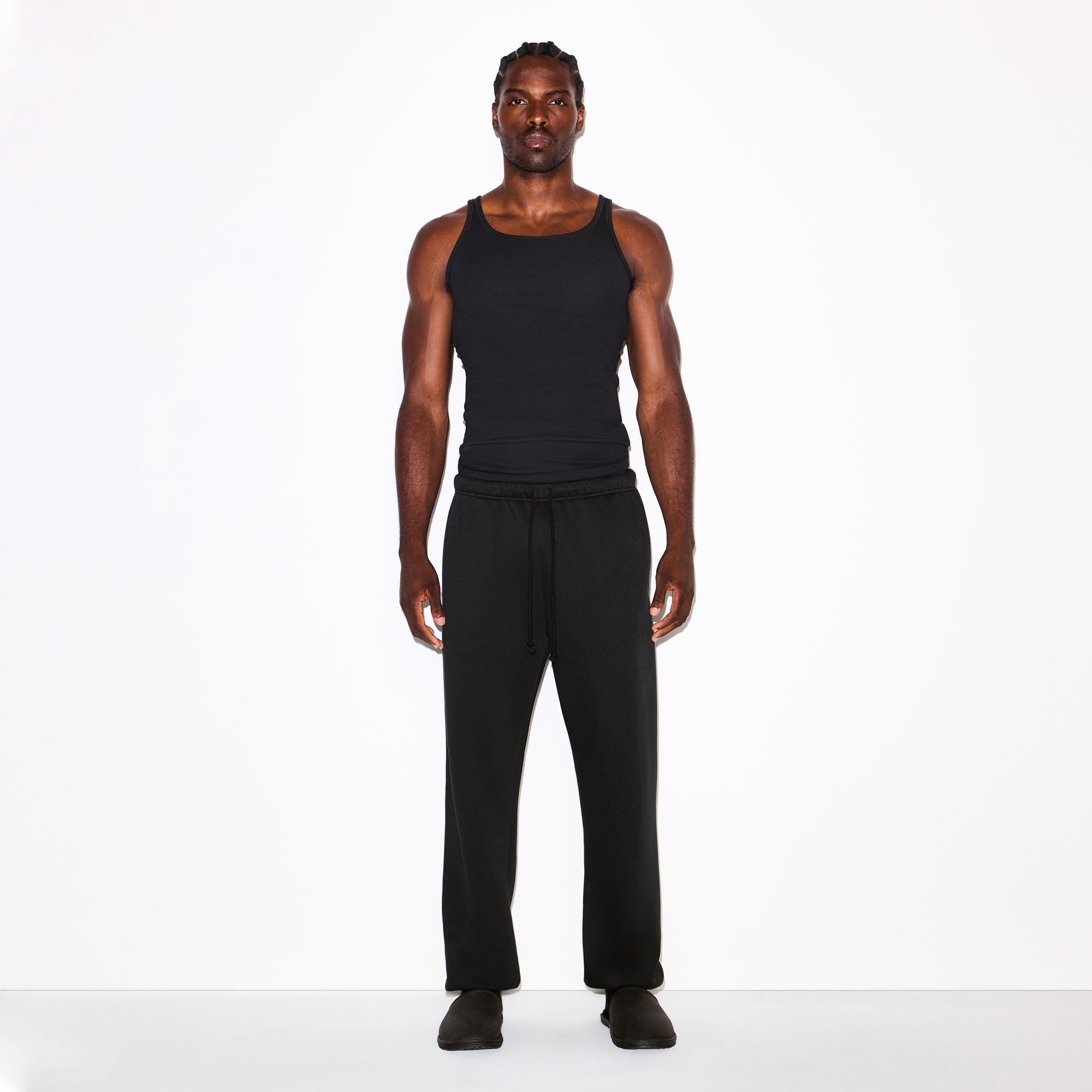 SKIMS FLEECE LOUNGE MENS RELAXED JOGGER | WASHED ONYX - Mind Türkiye