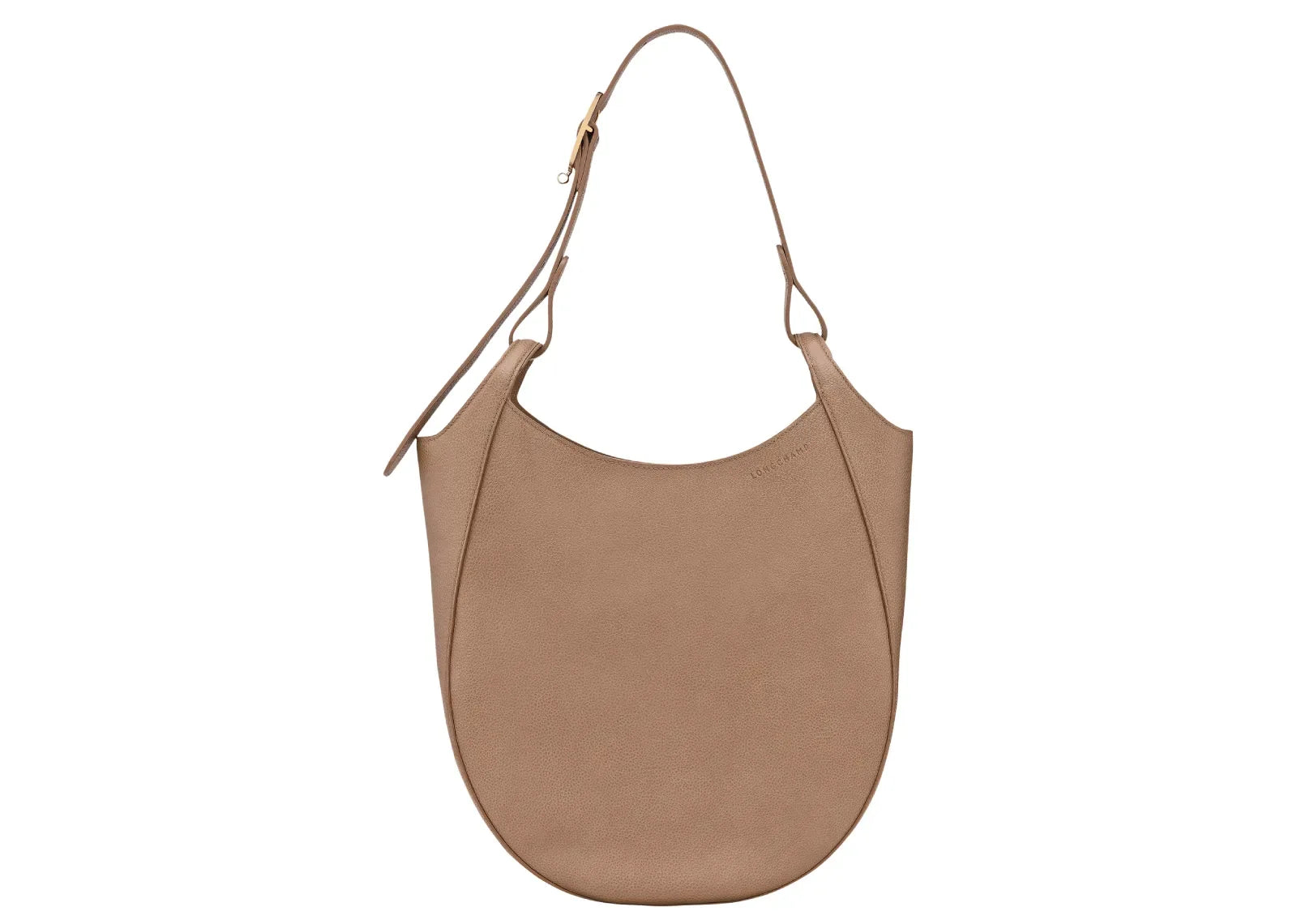 Longchamp Le Foulonné Lare Hobo Bag Biscuit - Mind Türkiye