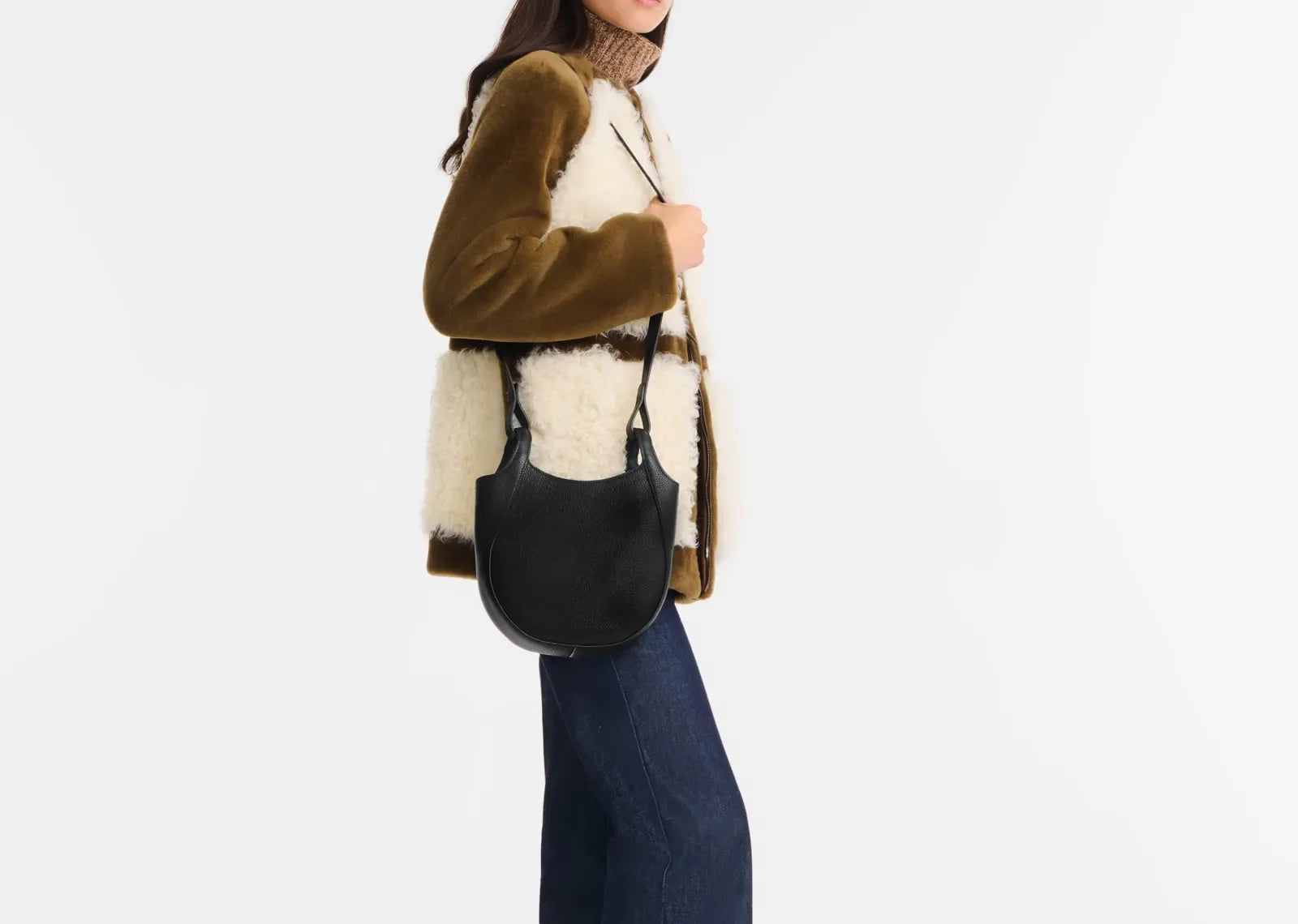 Longchamp Le Foulonné Small Crossbody Bag Black - Mind Türkiye