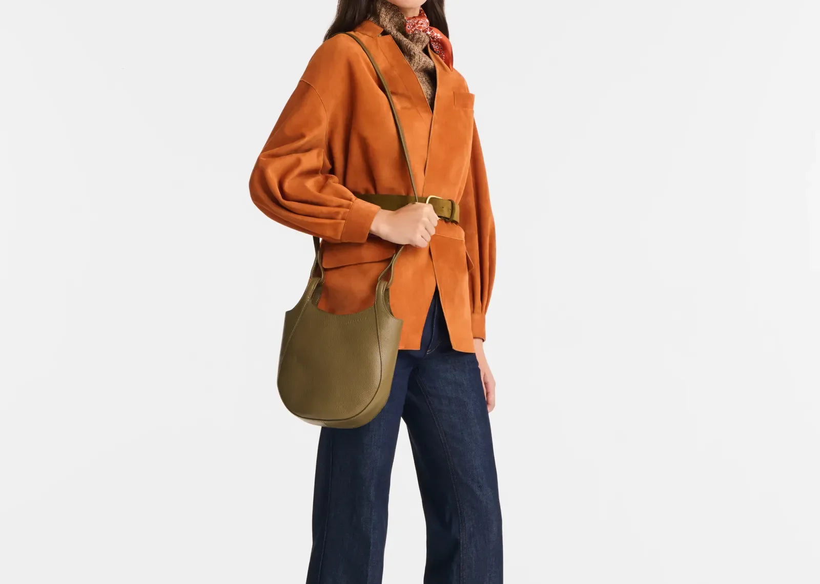 Longchamp Le Foulonné Small Crossbody Bag Caper - Mind Türkiye