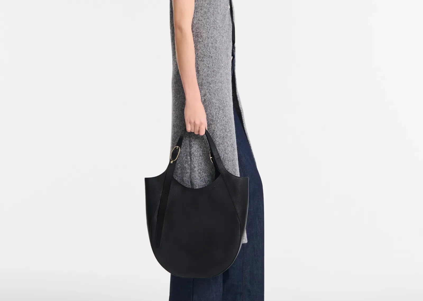 Longchamp Le Foulonné XL Tote Bag Black - Mind Türkiye