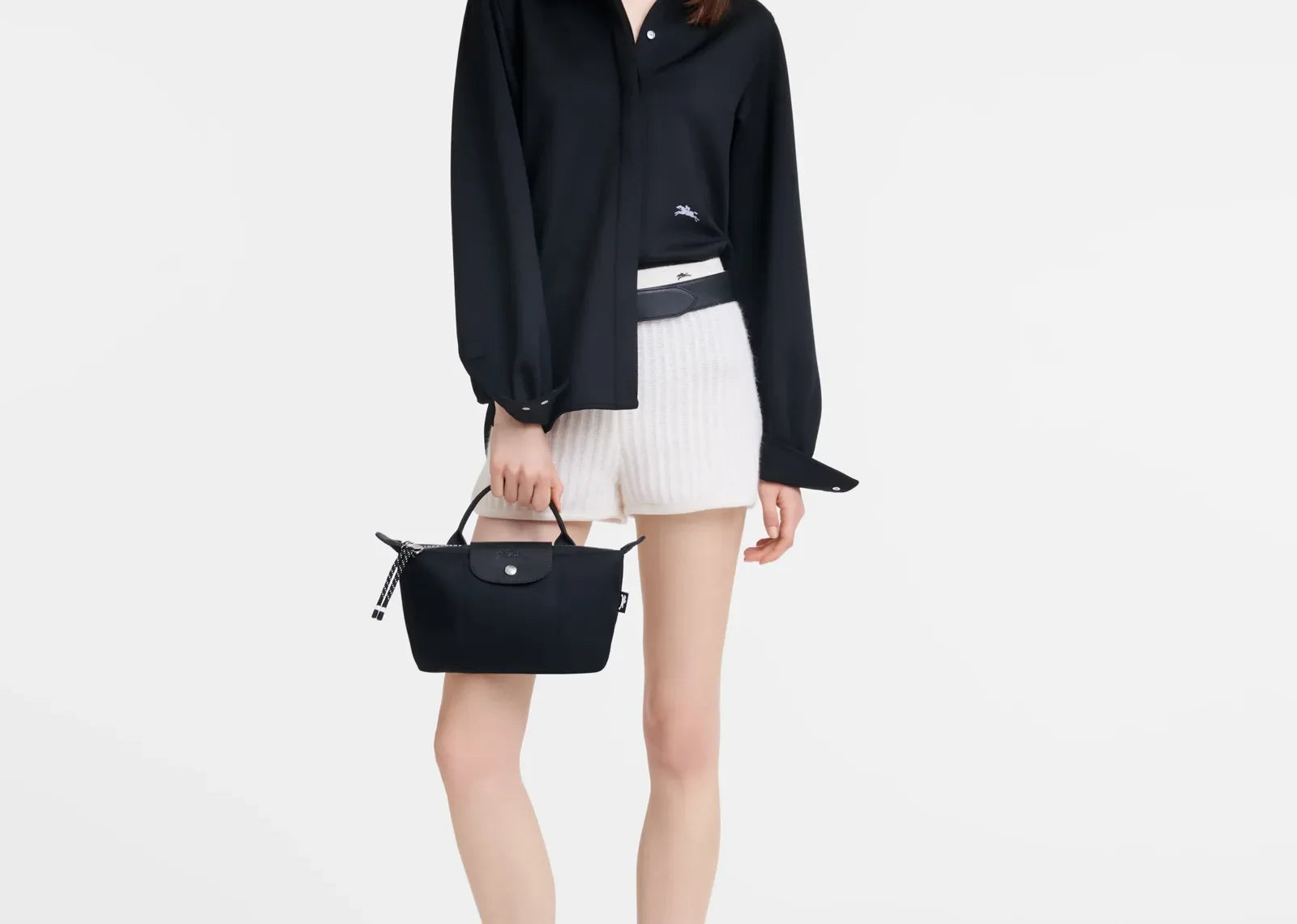 Longchamp Le Pliage Energy Pouch Black - Mind Türkiye