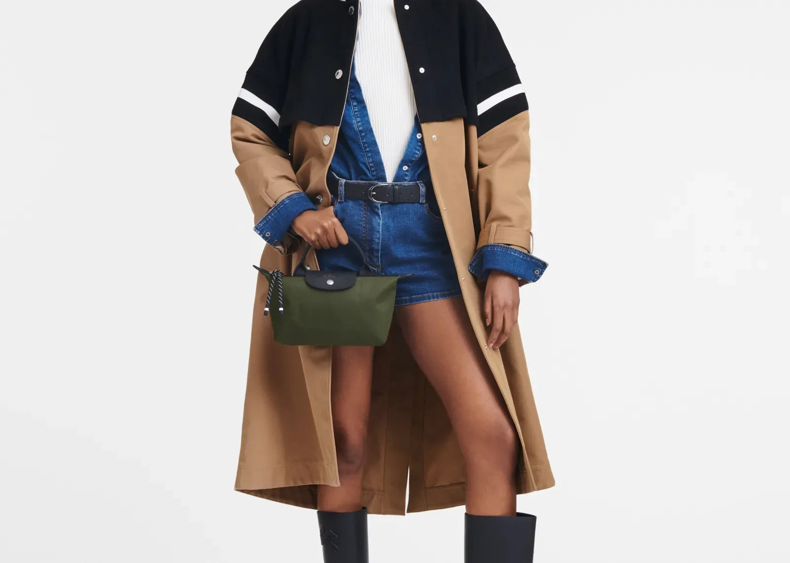 Longchamp Le Pliage Energy Pouch Khaki - Mind Türkiye