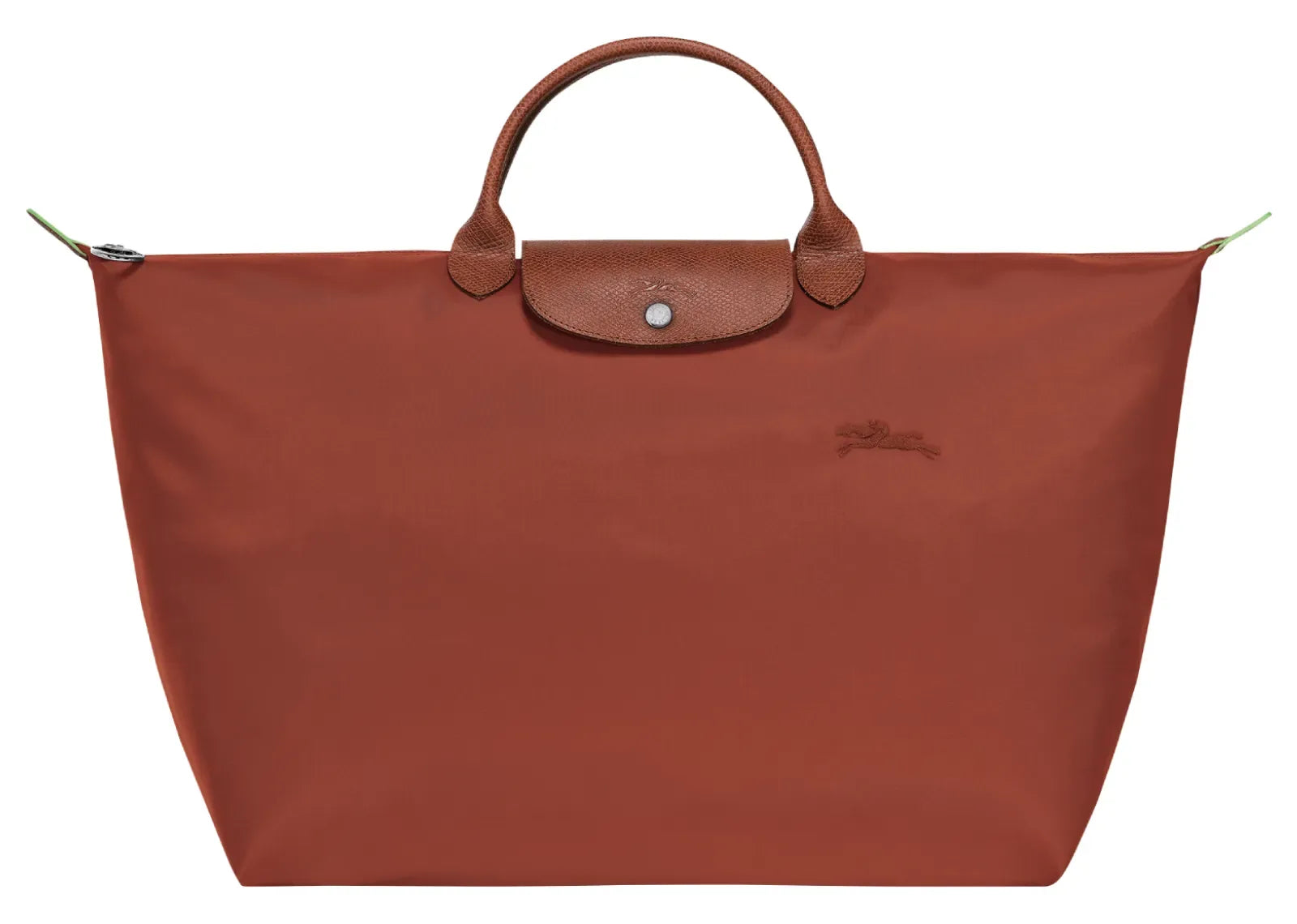 Longchamp Le Pliage Green L Travel Bag Chestnut