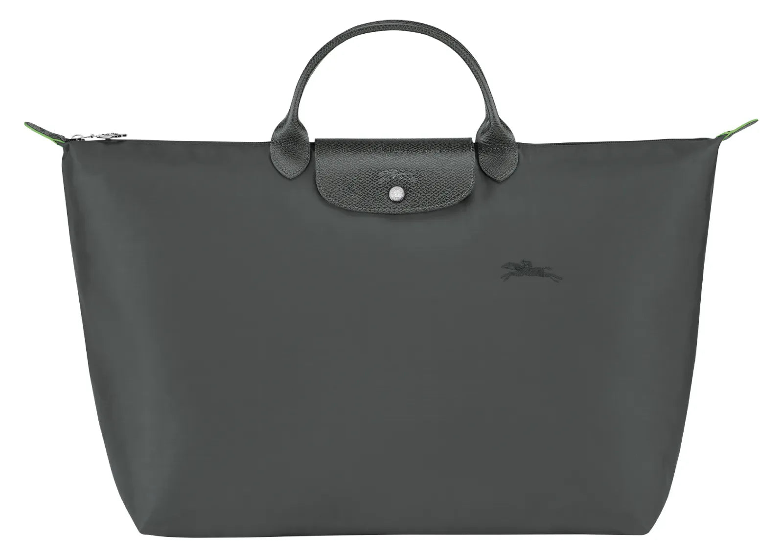 Longchamp Le Pliage Green L Travel Bag Graphite