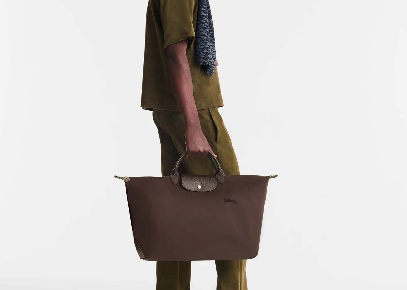 Longchamp Le Pliage Green L Travel Bag Mocha - Mind Türkiye