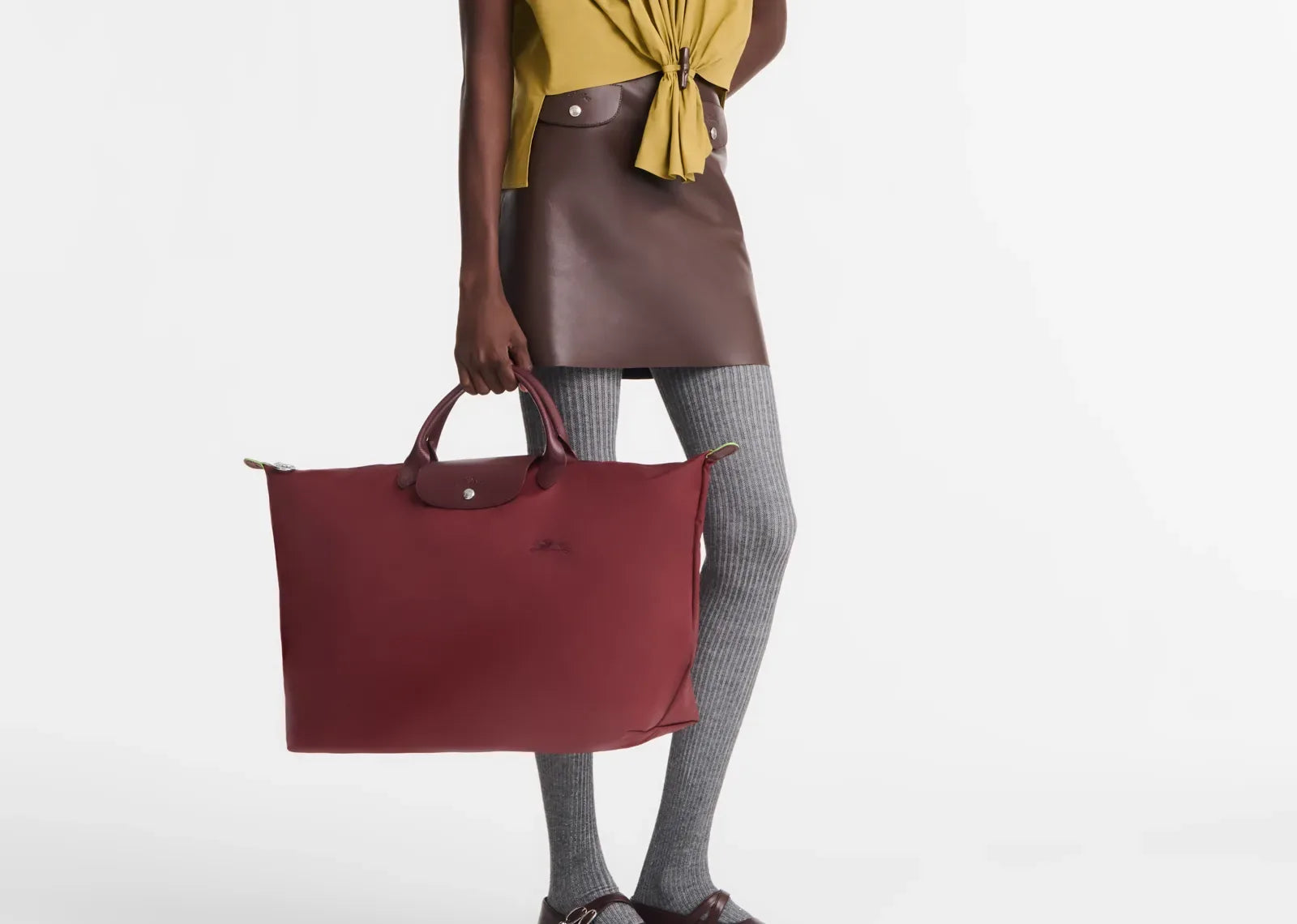 Longchamp Le Pliage Green L Travel Bag Pomegranate - Mind Türkiye