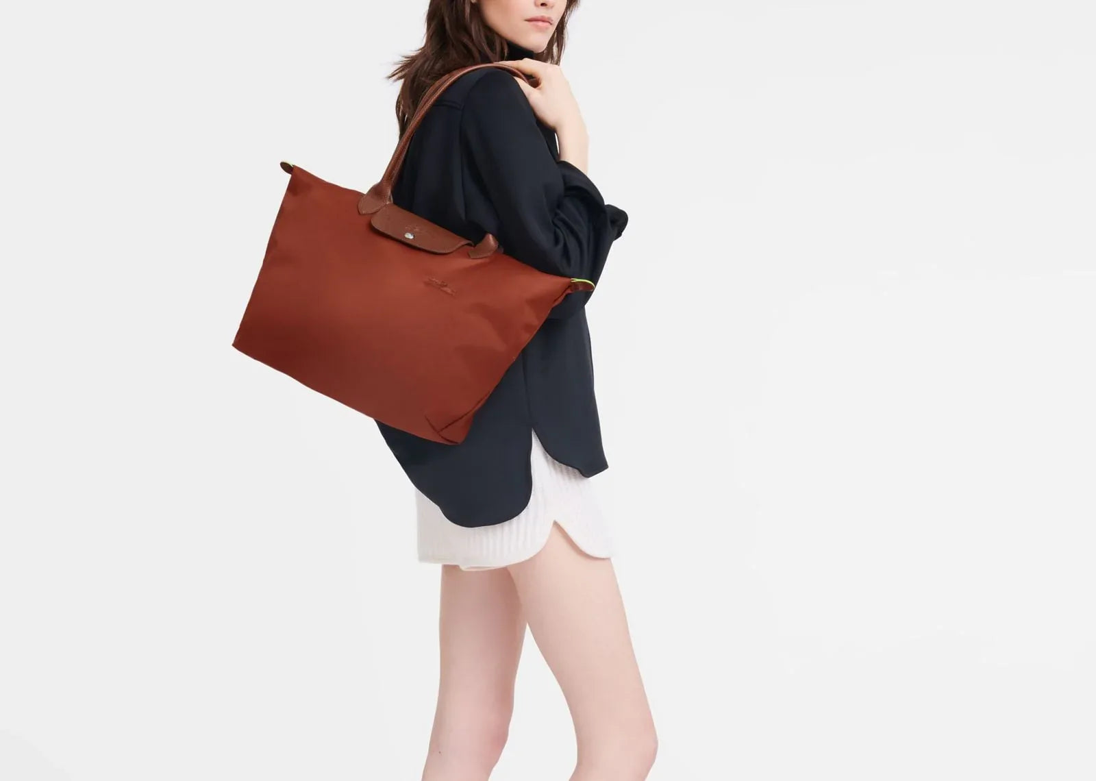 Longchamp Le Pliage Green Large Tote Bag Chestnut - Mind Türkiye