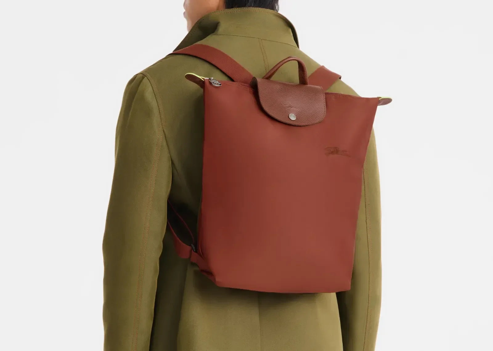 Longchamp Le Pliage Green M Backpack Chestnut - Mind Türkiye