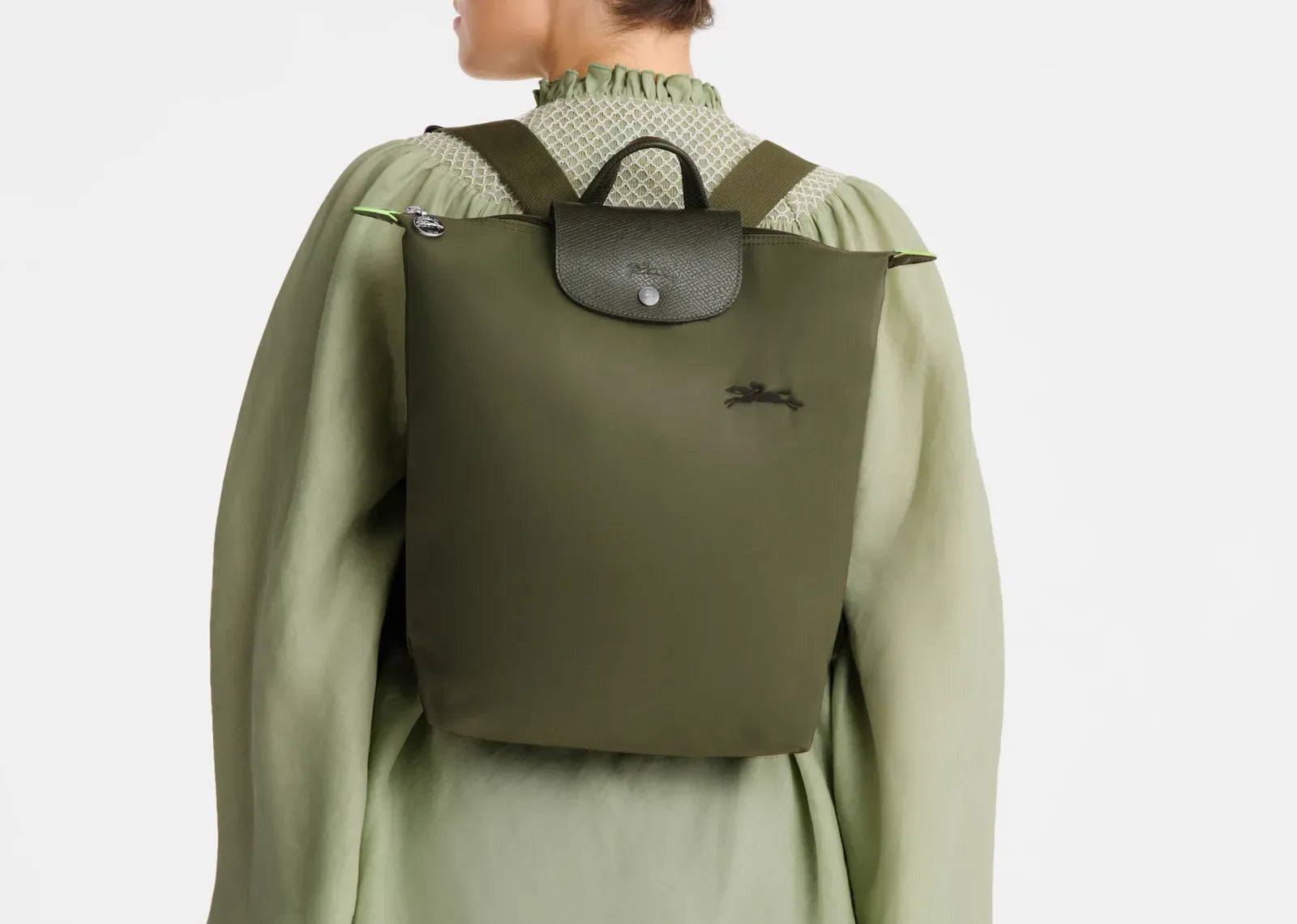 Longchamp Le Pliage Green M Backpack Forest - Mind Türkiye