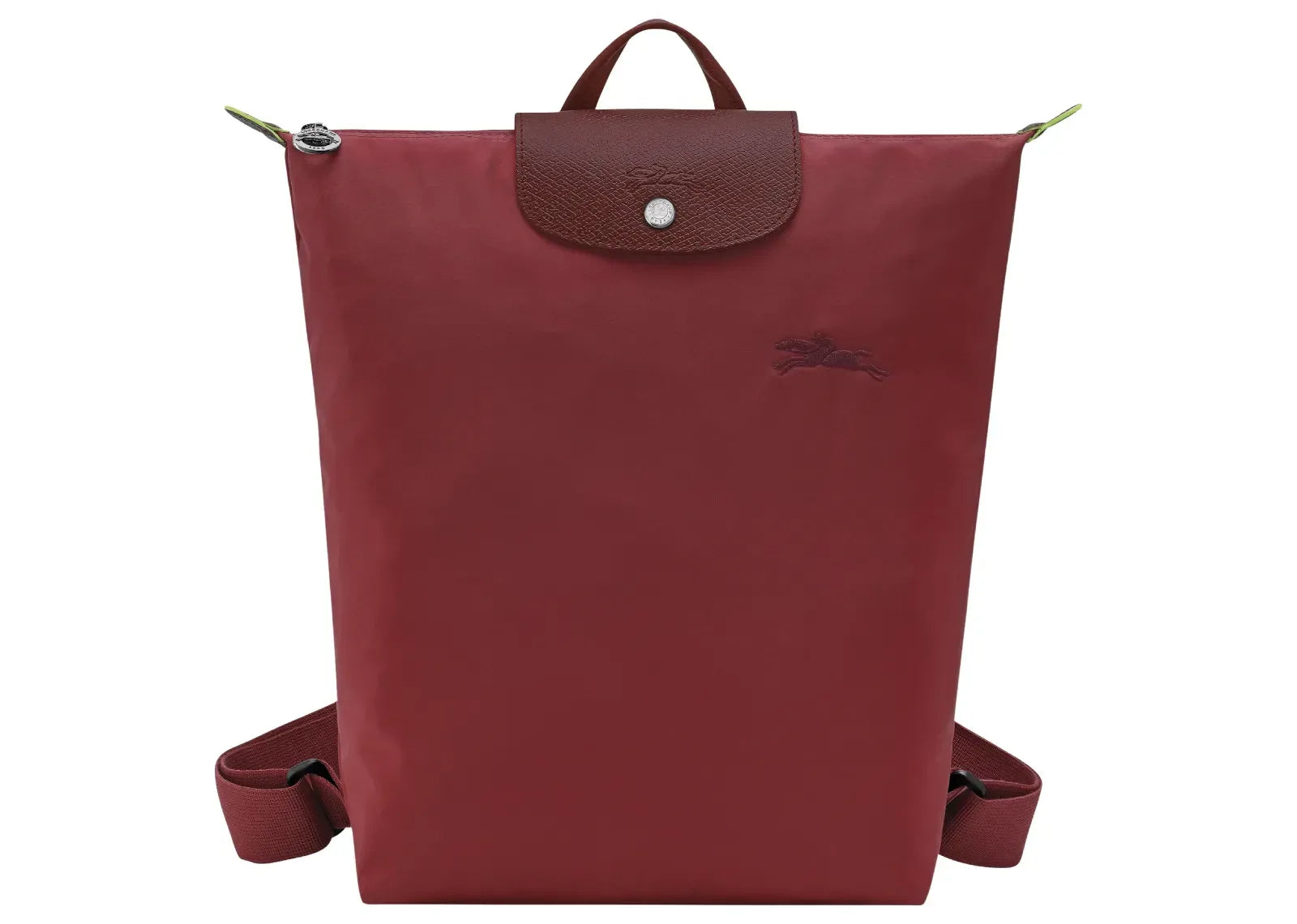 Longchamp Le Pliage Green M Backpack Pomegranate