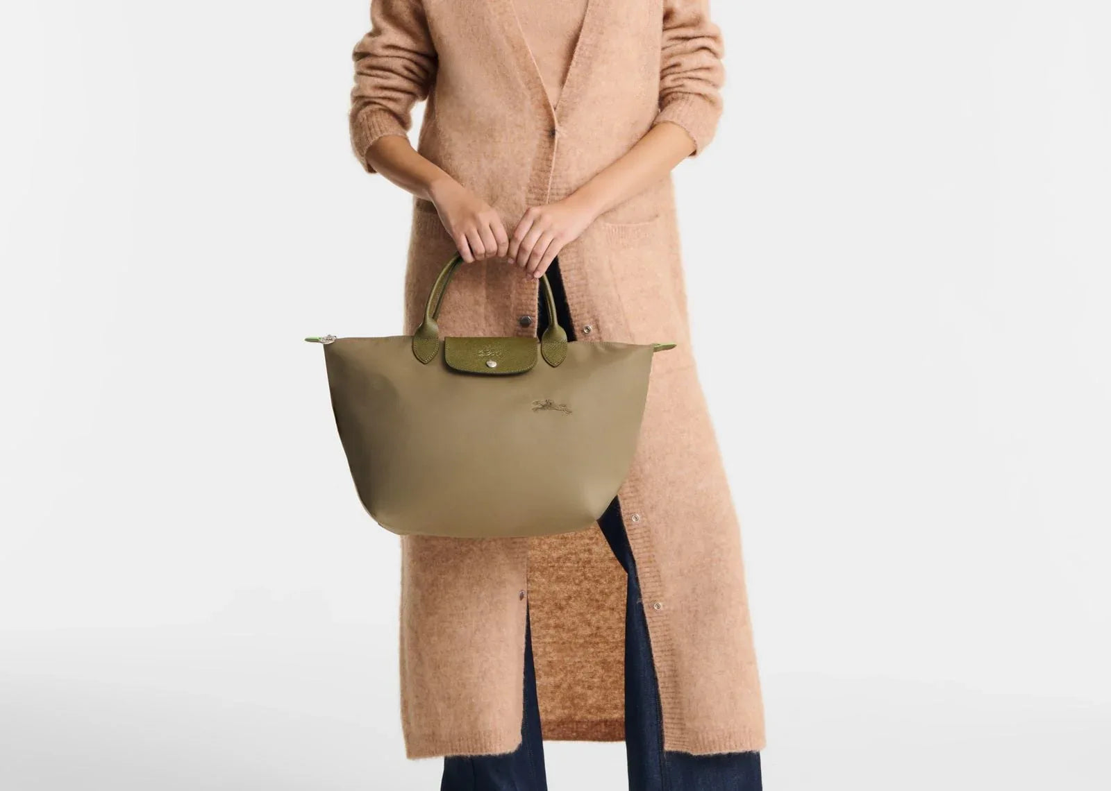 Longchamp Le Pliage Green Medium Handbag Artichoke - Mind Türkiye