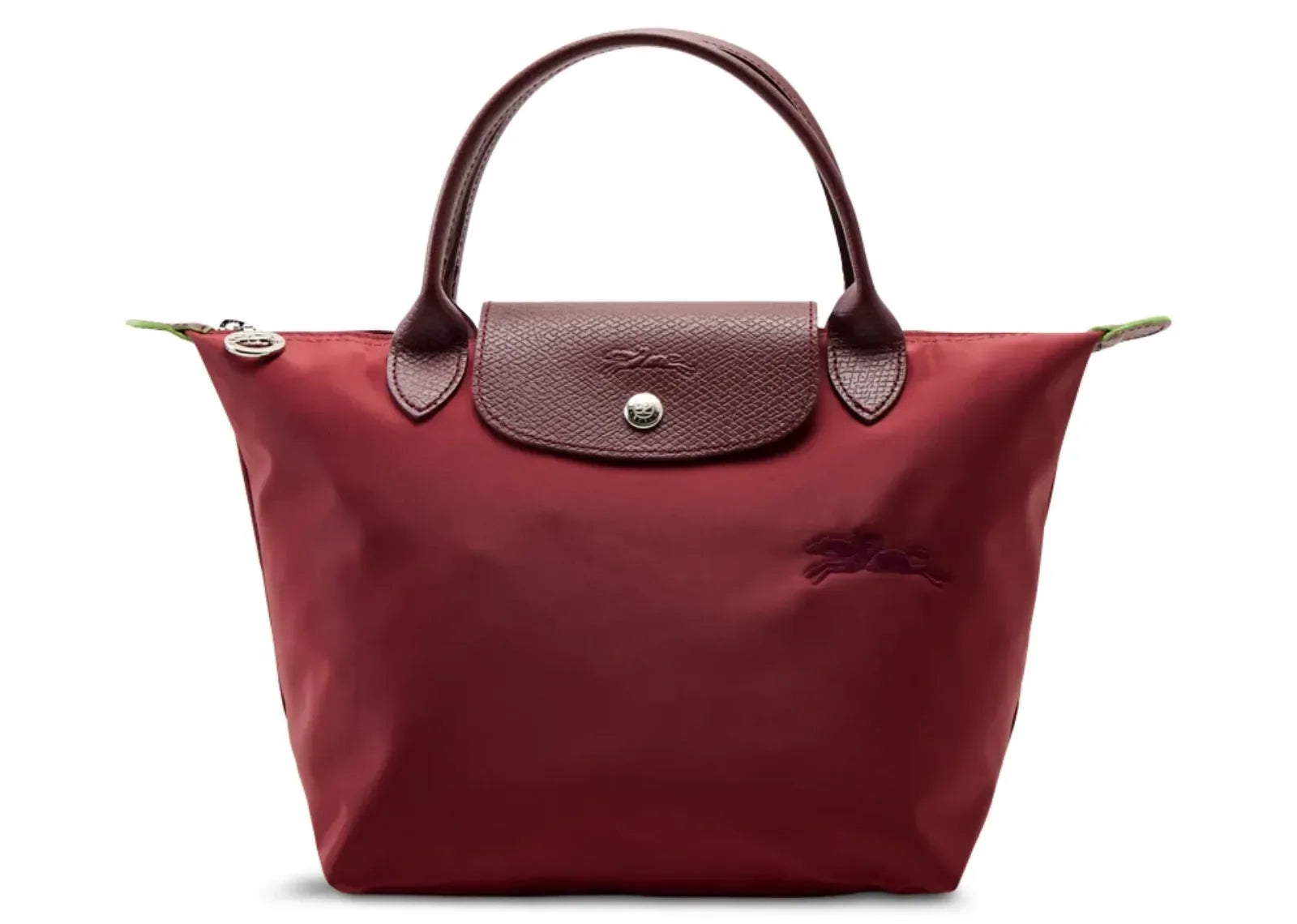 Longchamp Le Pliage Green Small Handbag Pomegranate