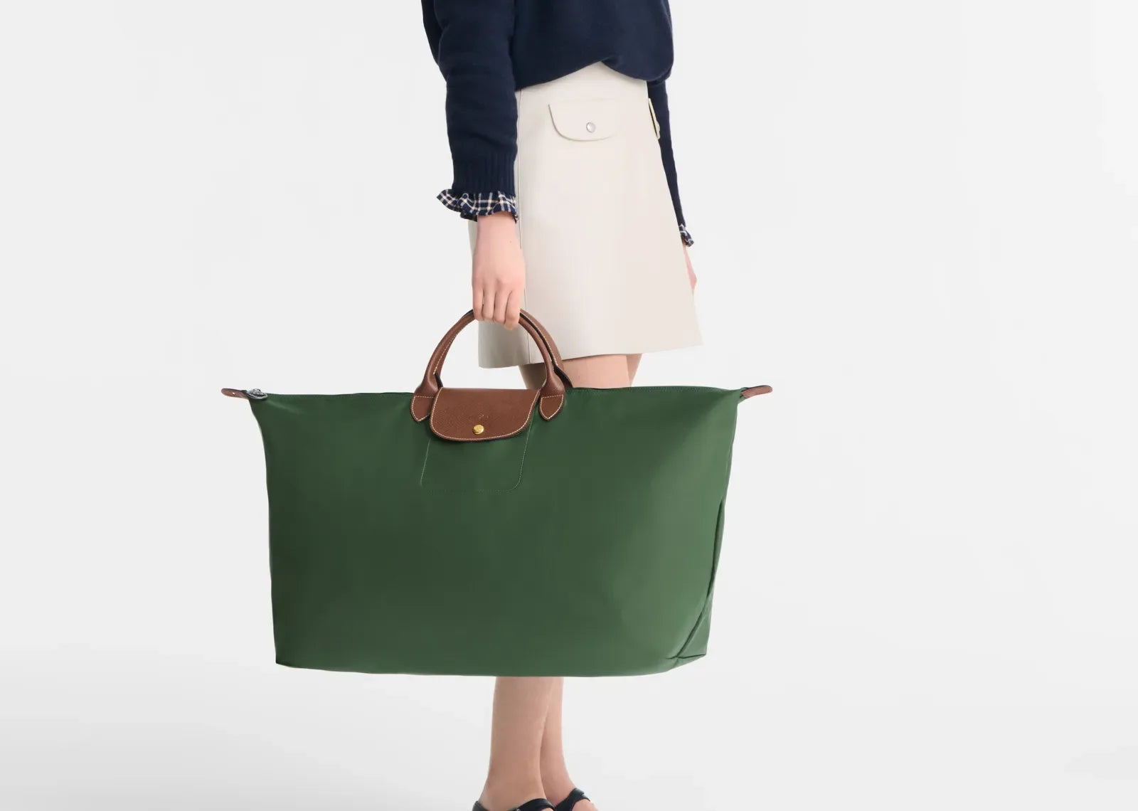 Longchamp Le Pliage Original L Travel Bag British Green - Mind Türkiye