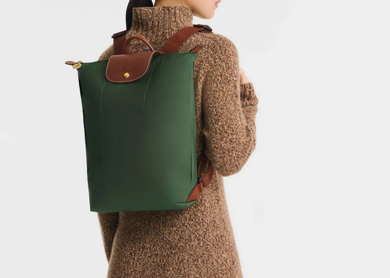 Longchamp Le Pliage Original M Backpack British Green - Mind Türkiye