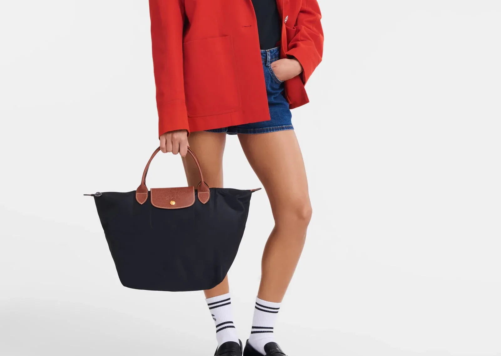 Longchamp Le Pliage Original Medium Handbag Black - Mind Türkiye