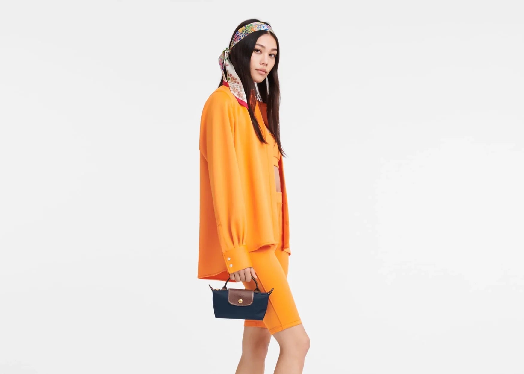 Longchamp Le Pliage Original Pouch With Handle Navy - Mind Türkiye