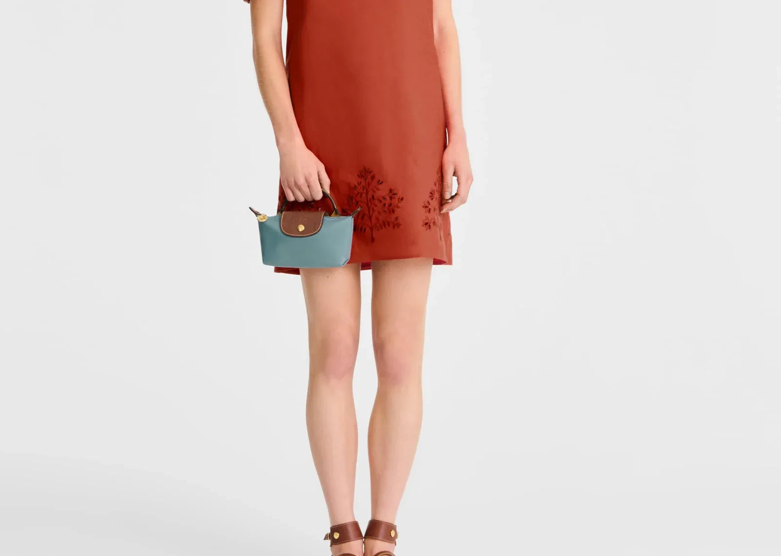 Longchamp Le Pliage Original Pouch With Handle Eucalyptus - Mind Türkiye