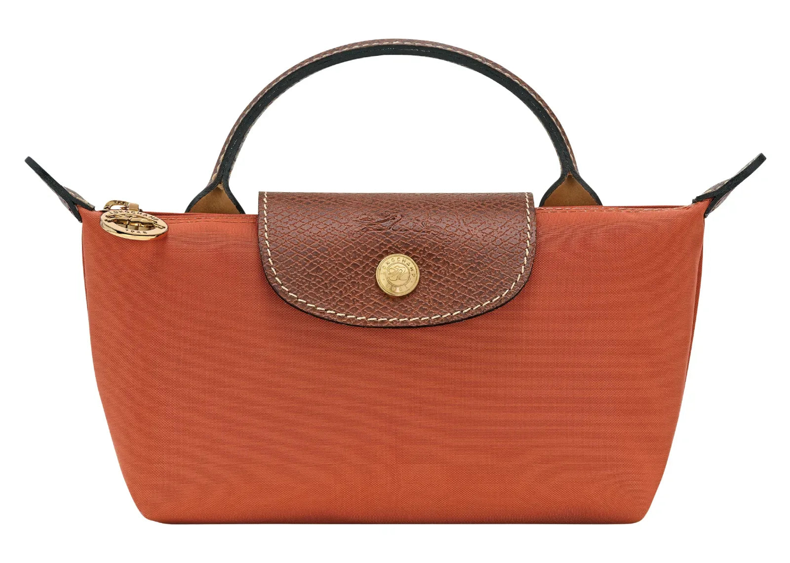 Longchamp Le Pliage Original Pouch With Handle Brick - Mind Türkiye